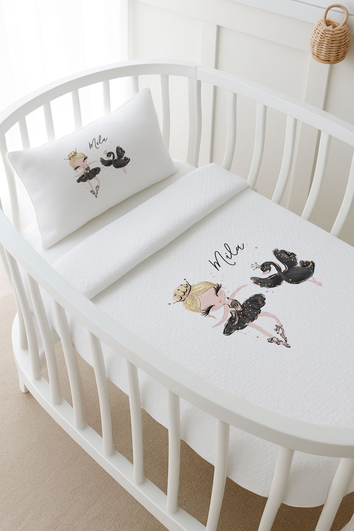 Pike Takımı - For Baby - Siyah Tütülü Balerin ve Kuğu