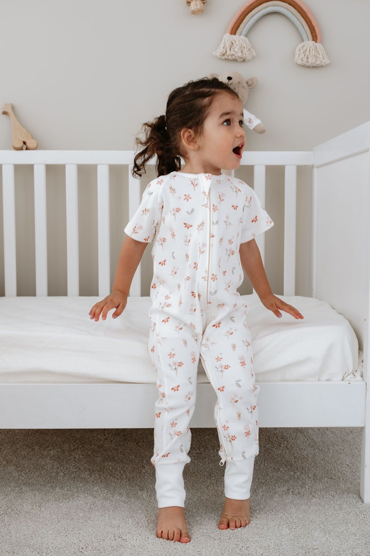 0.5 TOG Yazlık Bebek Ve Çocuk Uyku Tulumu - Pureline Series - Soft Bloom