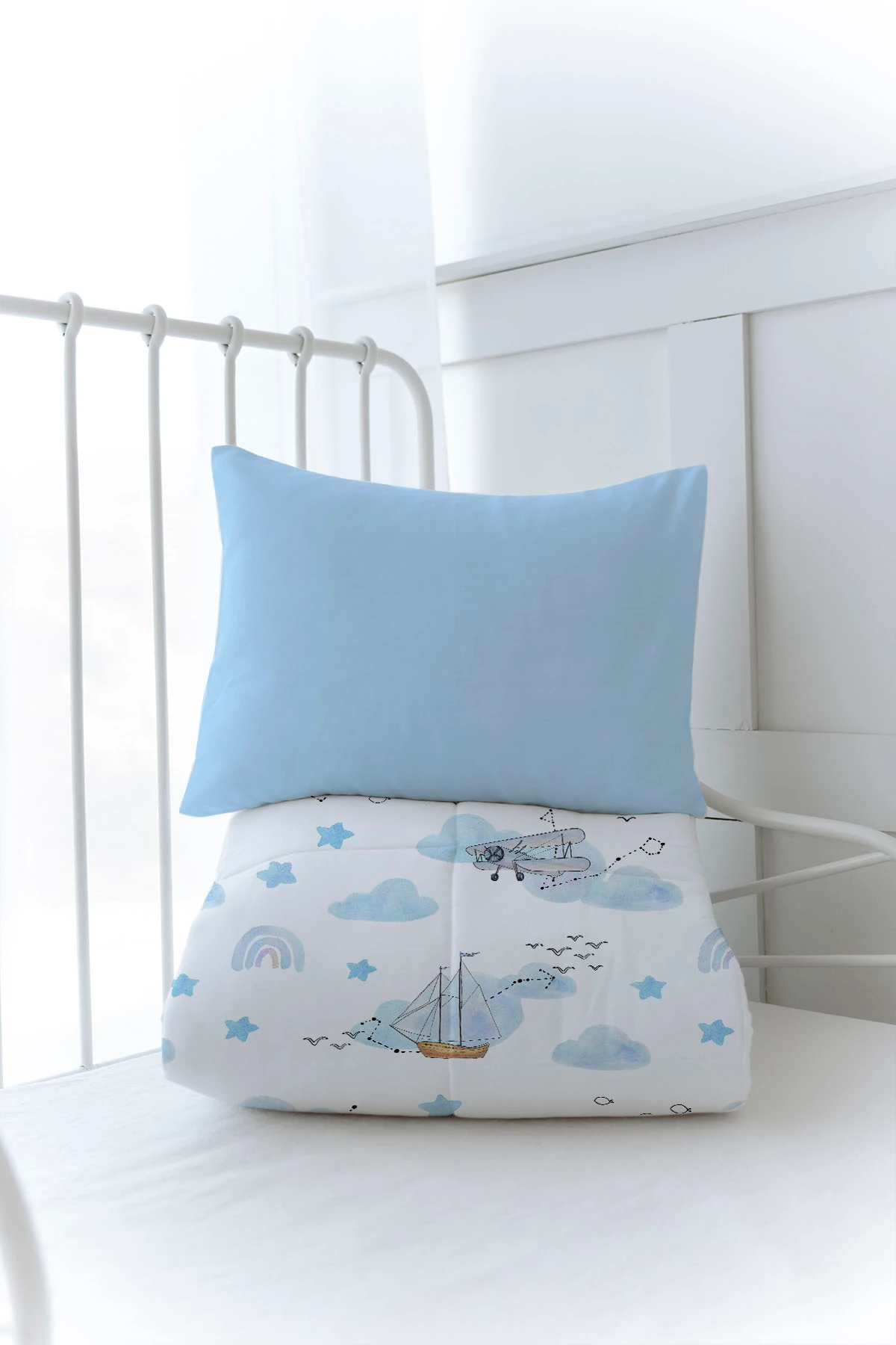 Organik Baskılı Yorgan Seti - Royal Series - Born in 2026