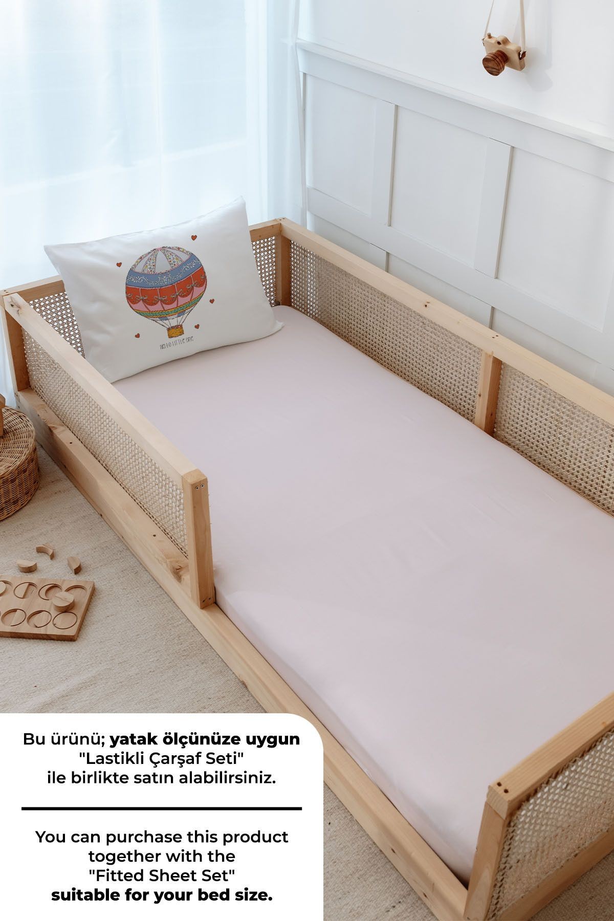 Montessori Nevresim Takımı - Zezig x Royal Series - Pink