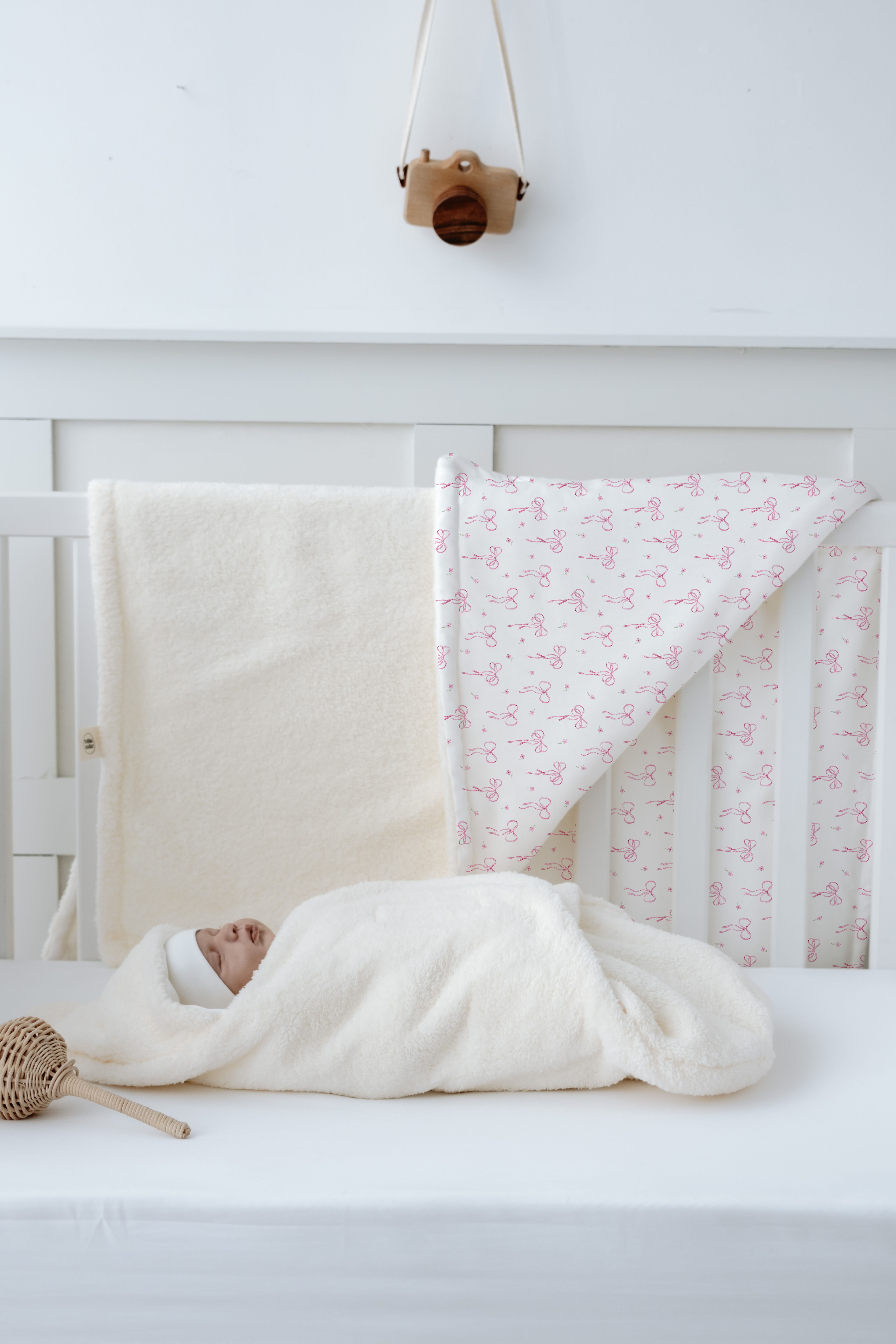 Peluş Kundak Ve Çift Yüz Battaniye - Pureline Series