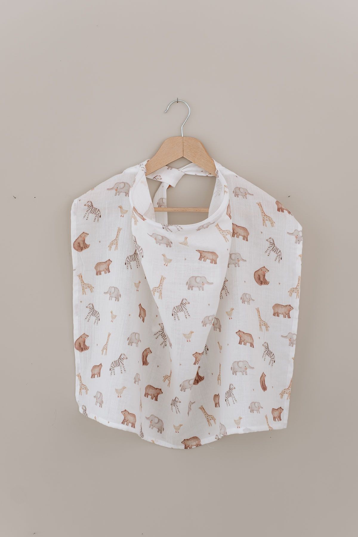 Müslin Emzirme Örtüsü - Pureline Series - Cute Animals