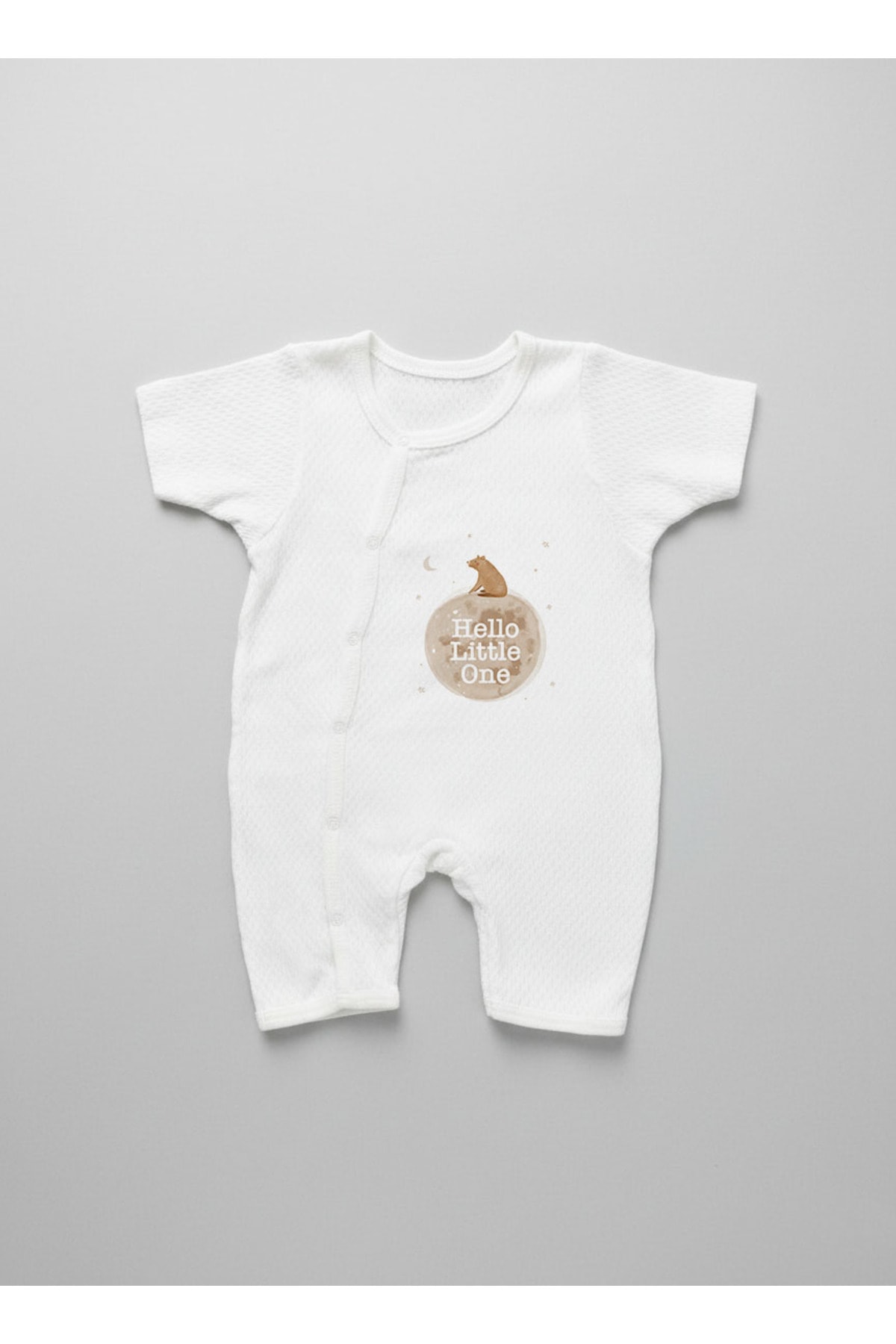 Jakarlı Romper Body - Pure Baby - Hello Bear