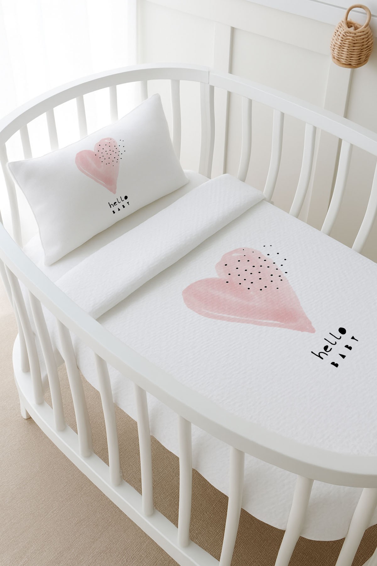 Pike Takımı - Pure Baby - Pembe Romantik Kalp