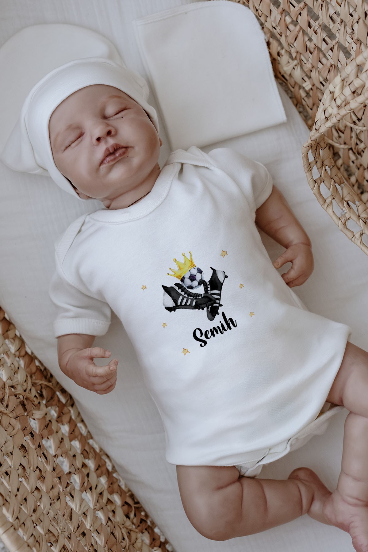 Organik 11'li Hastane Çıkışı - For Baby - Siyah - Beyaz