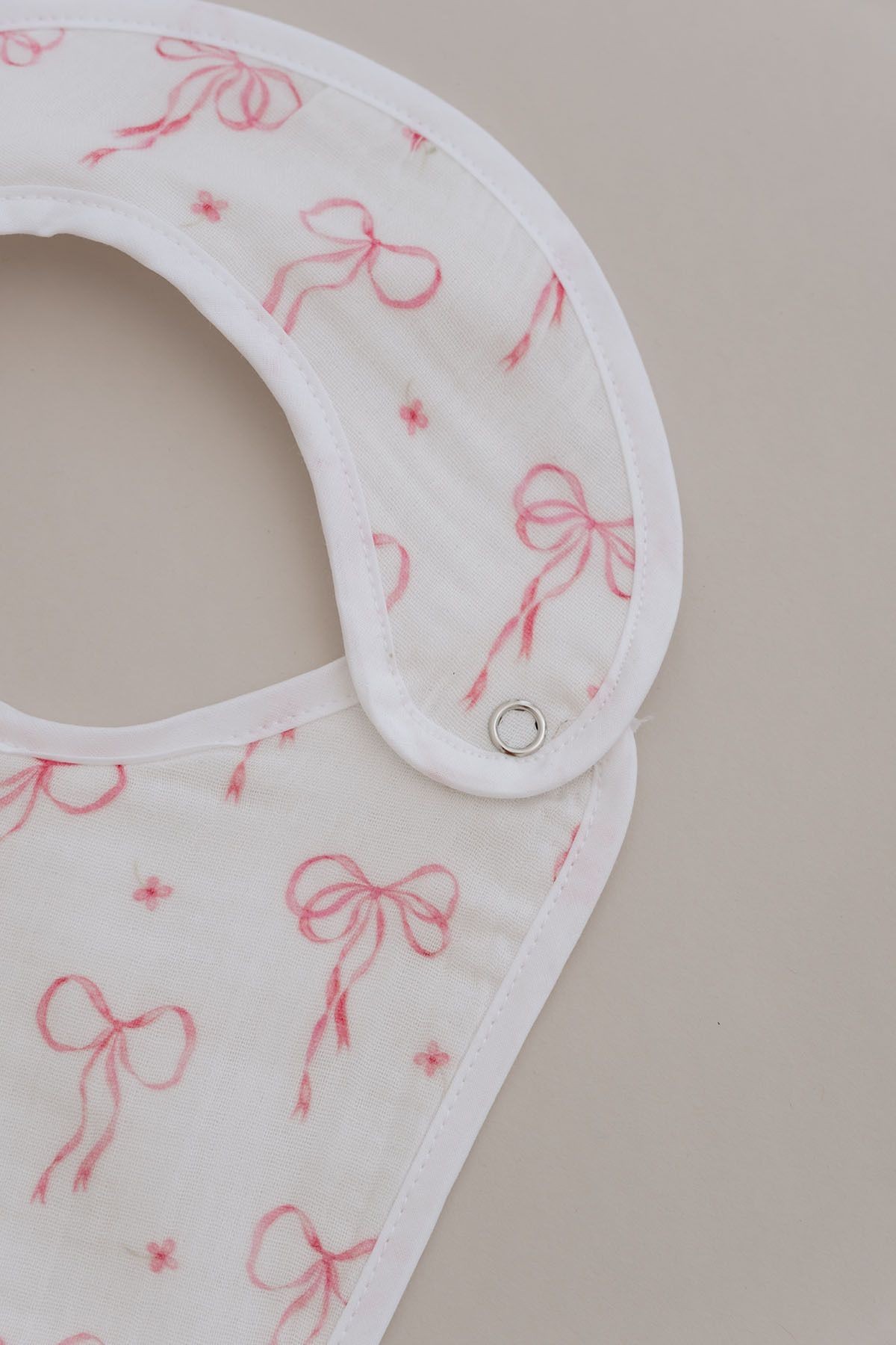 Müslin Önlük ve Omuz Bezi - Pureline Series - Dainty Bows