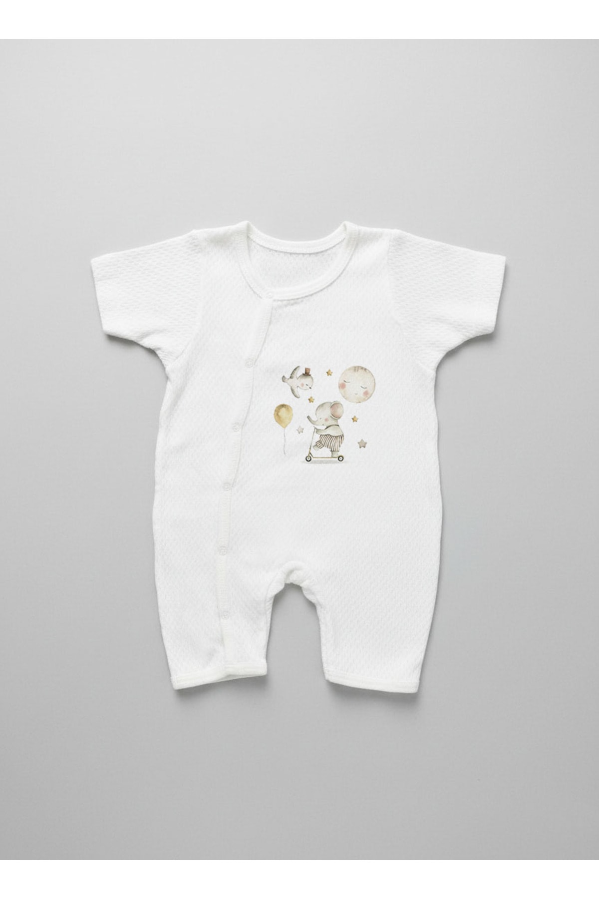 Jakarlı Romper Body - Little Baby - Elephant Dream