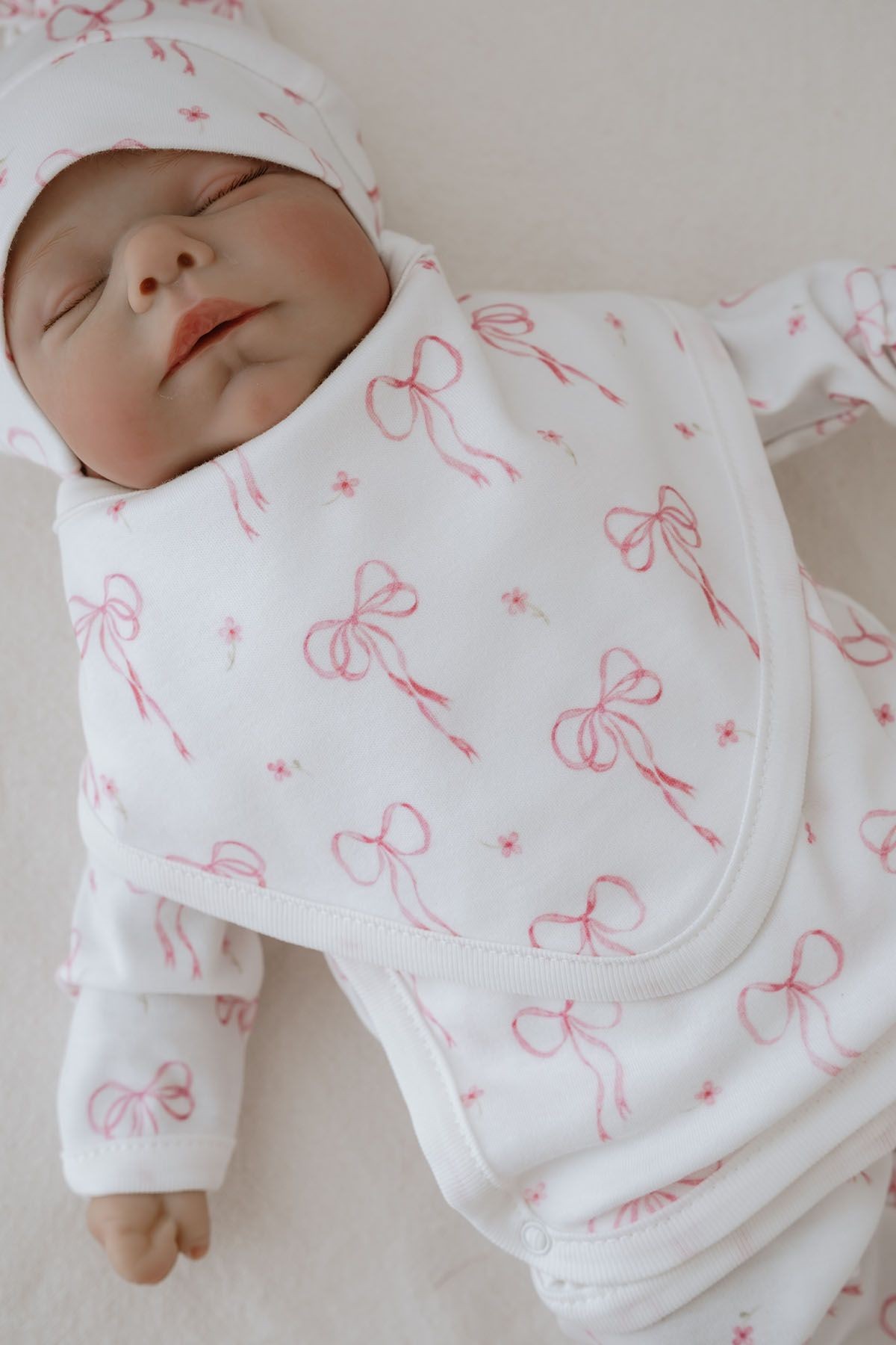 Organik Hastane Çıkışı - Pureline Series - Dainty Bows