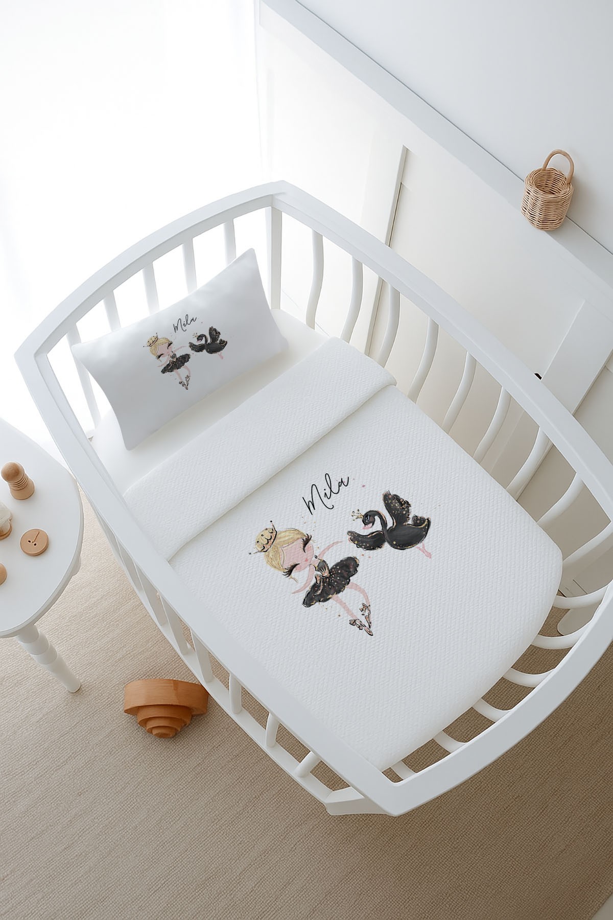 Pike Takımı - For Baby - Siyah Tütülü Balerin ve Kuğu