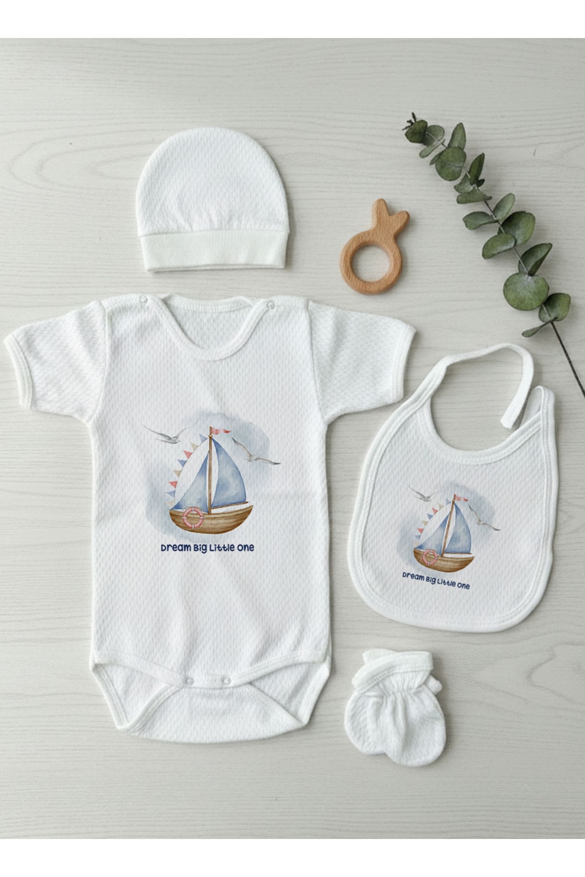 Jakarlı Body Seti - For Baby - Little Sailor