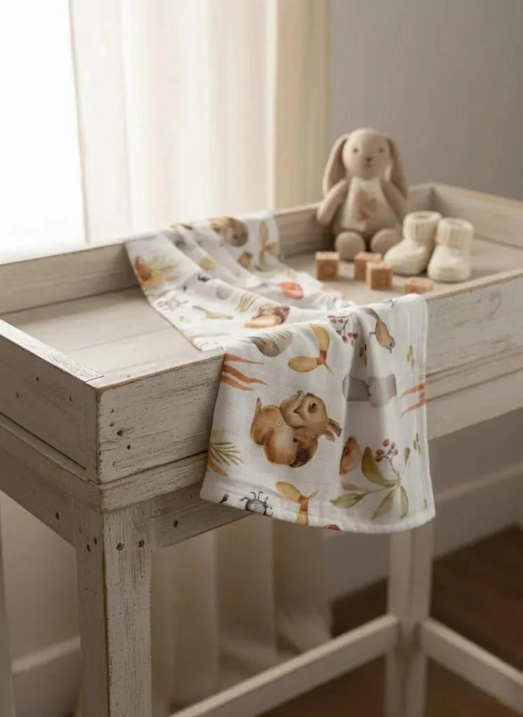 2 Kat Müslin Örtü