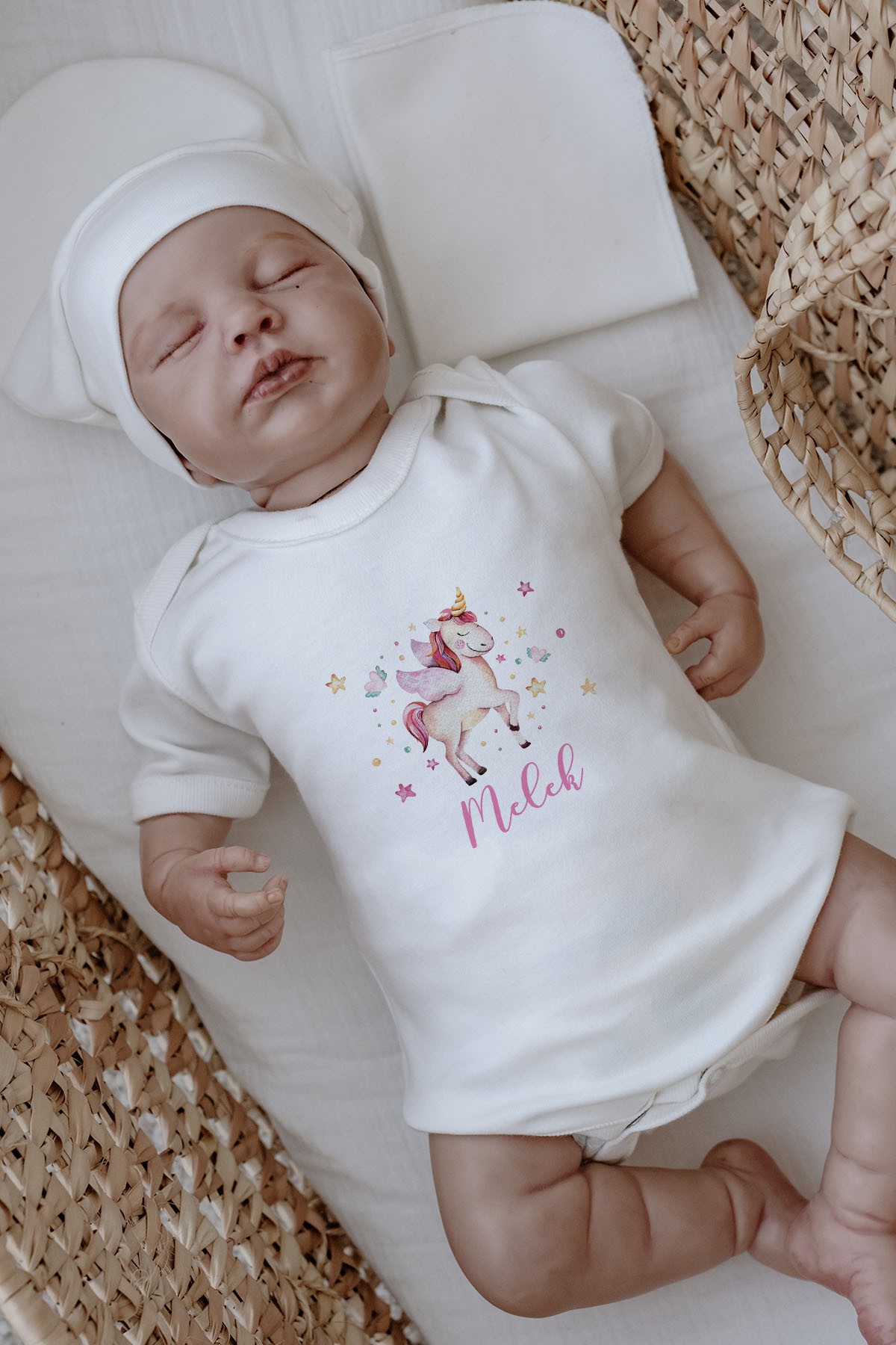 Organik 11'li Hastane Çıkışı - For Baby - Suluboya Unicorn