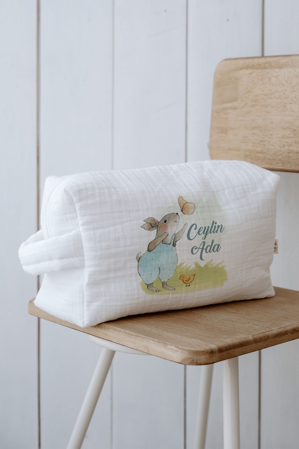 Bebek Bakım Çantası - For Baby - Kelebekle Tavşan
