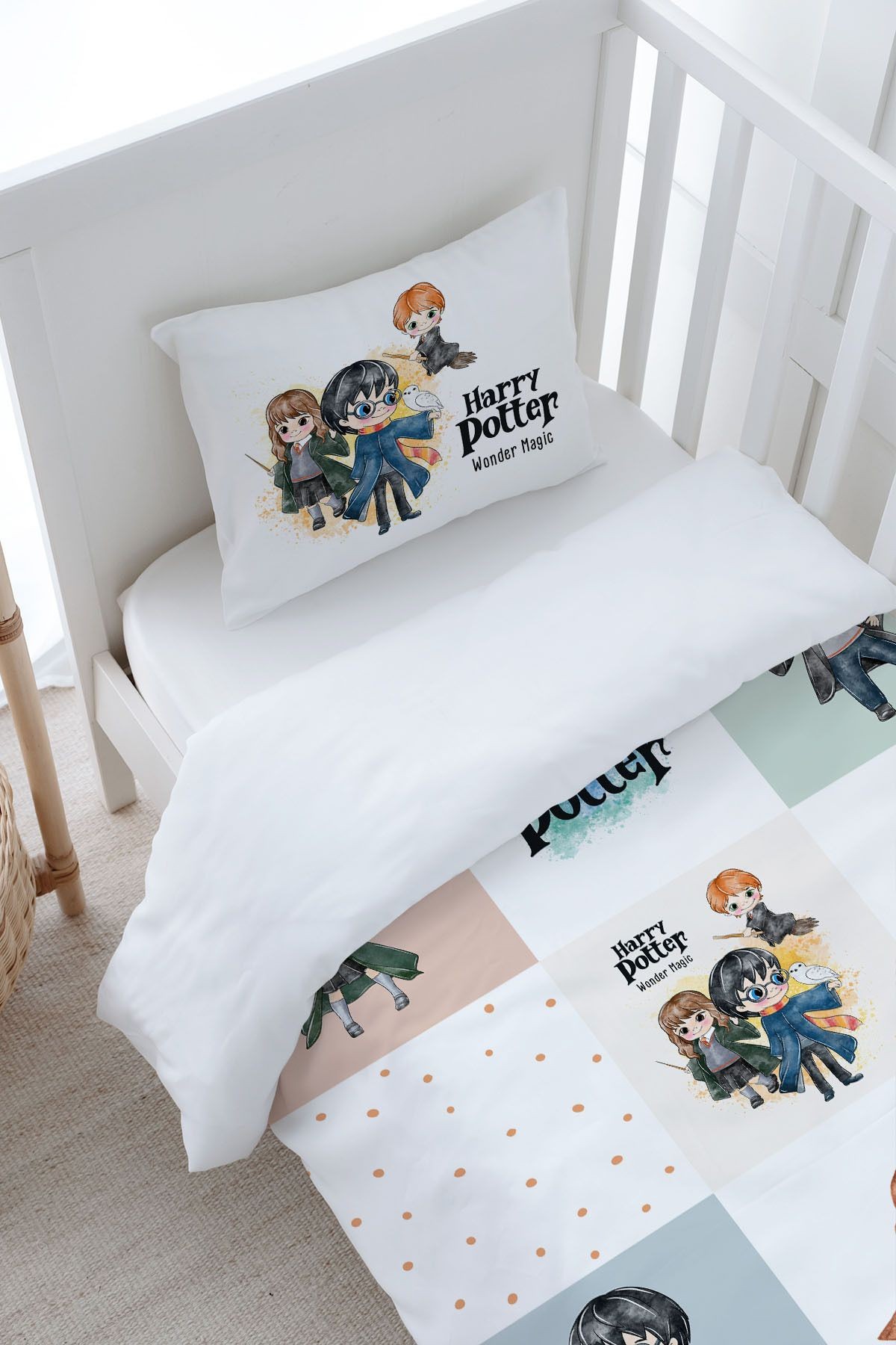 Bebek Boy Nevresim Takımı - Cartoon Serisi - Harry Potter Patchwork