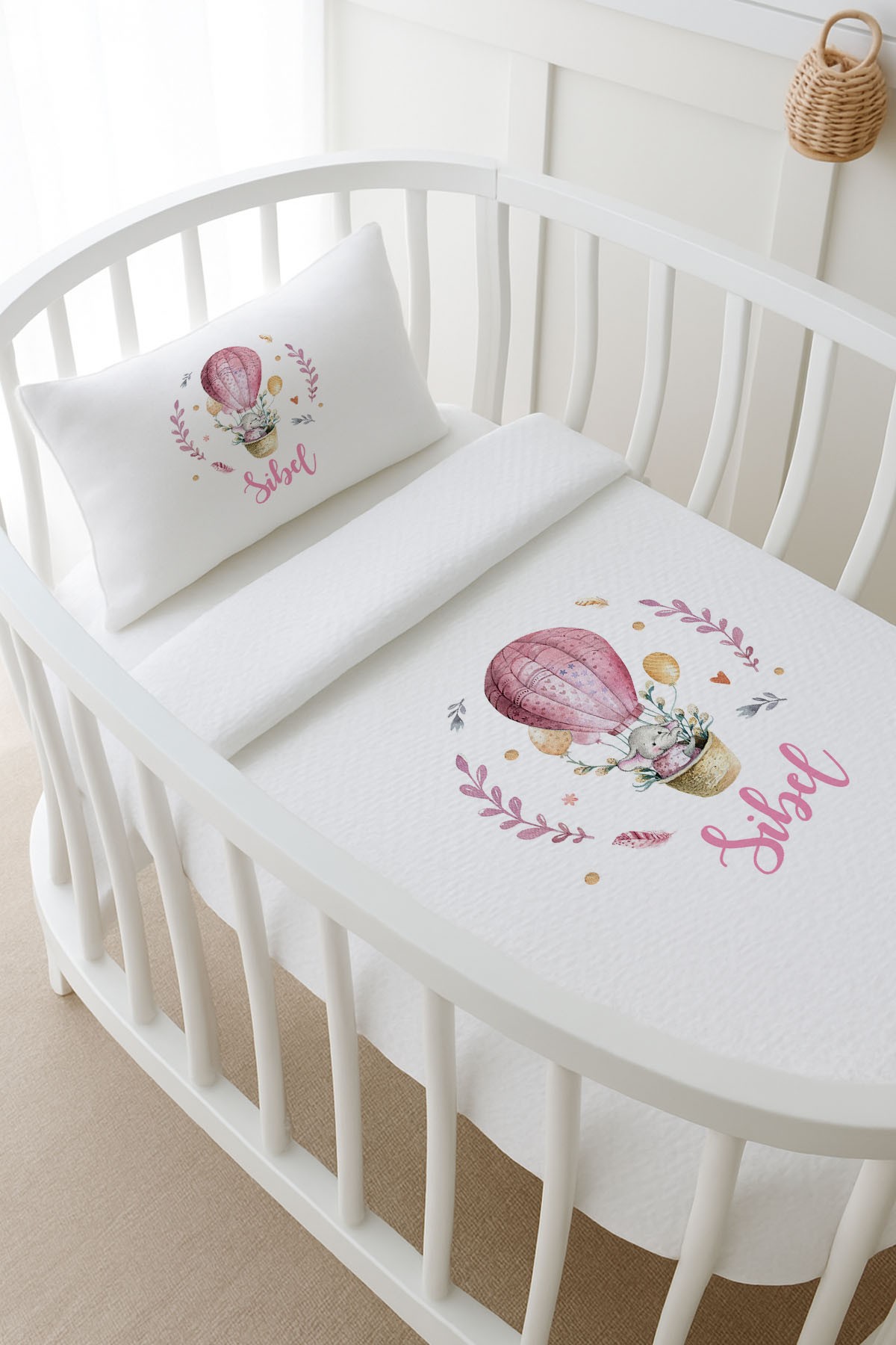 Pike Takımı - For Baby - Pembe Balonda Fil