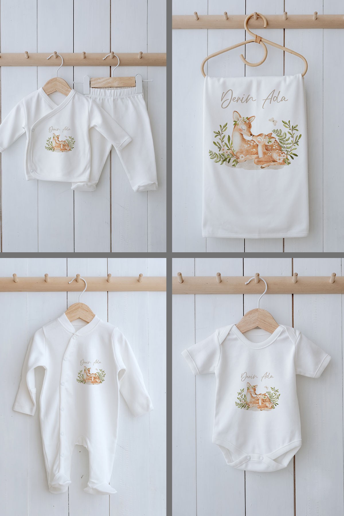 Organik 11'li Hastane Çıkışı - For Baby - Mom and Baby Deer