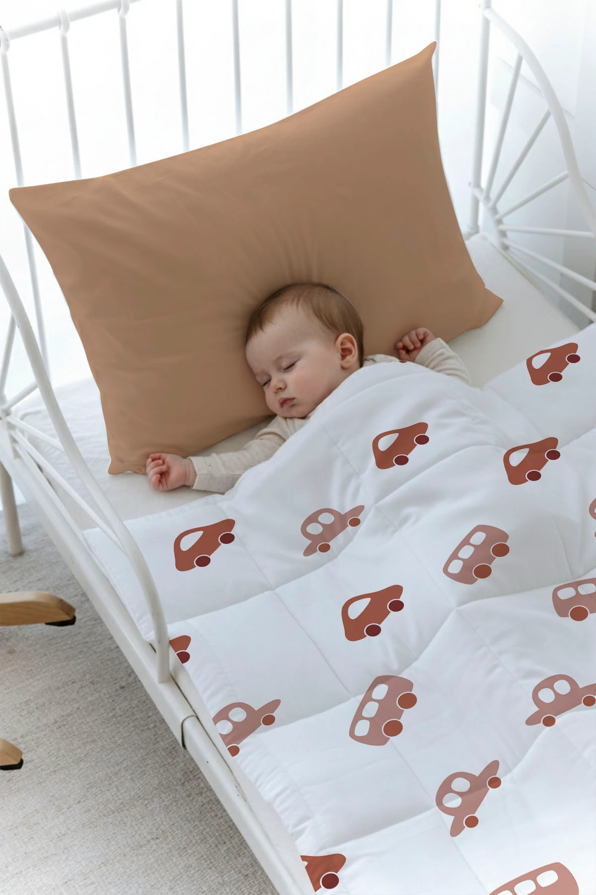 Organik Baskılı Yorgan Seti - Zezig x Royal Series - Blue