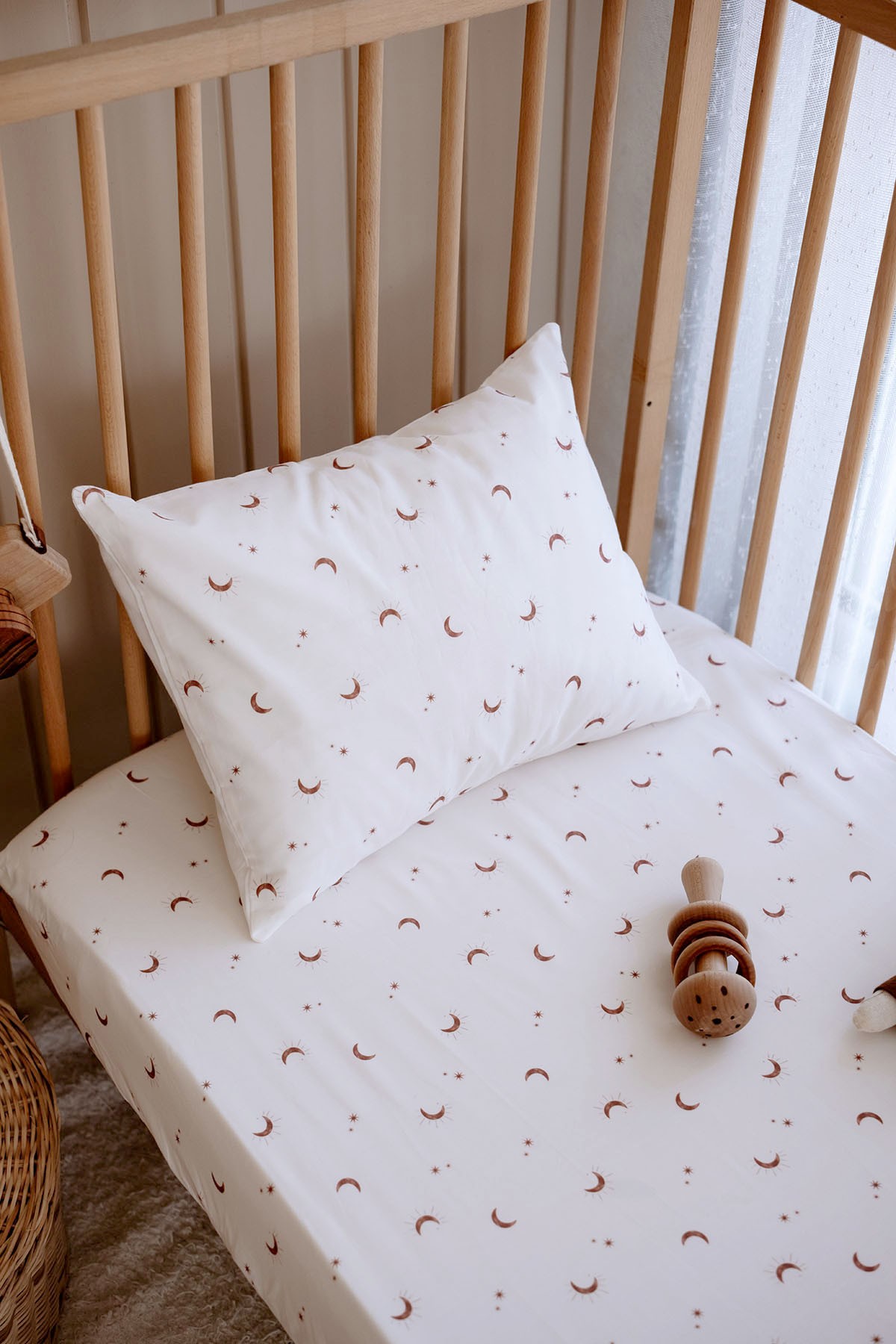 Tba Collection 60x120 Poplin Lastikli Çarşaf  - Boho Moons