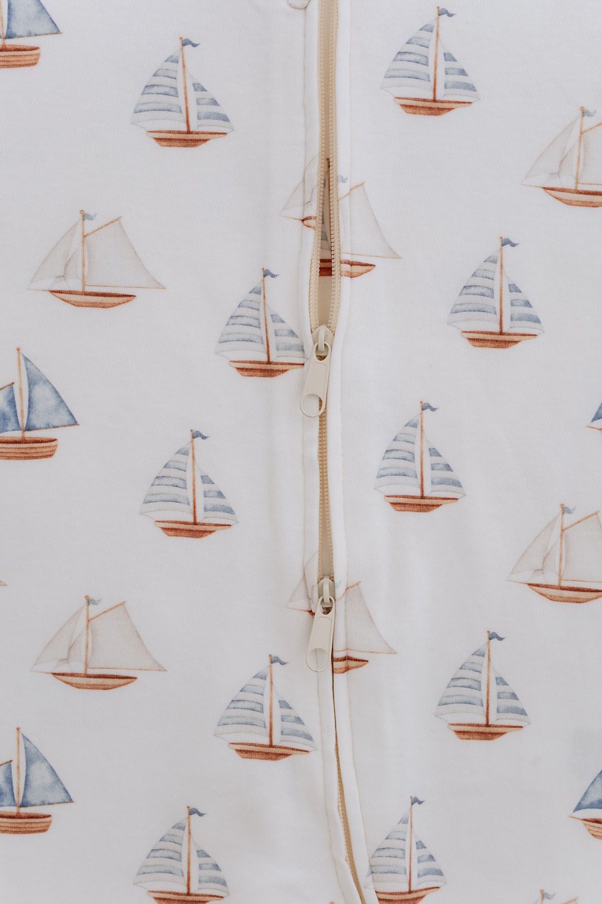 0.5 TOG Yazlık Bebek Ve Çocuk Uyku Tulumu - Pureline Series - Sail Boats