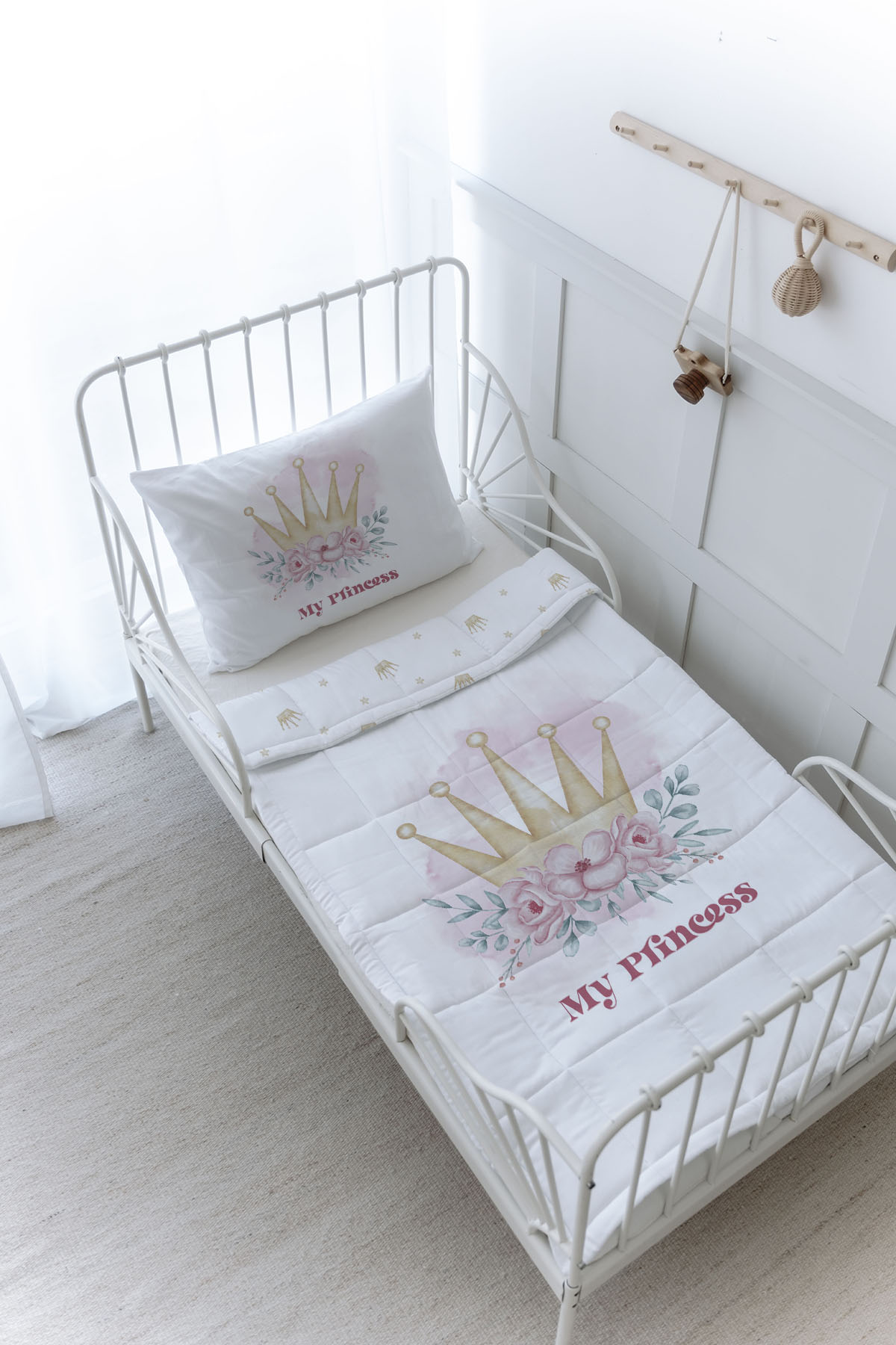 Organik Baskılı Yorgan Seti - For Baby Serisi - Little Princess