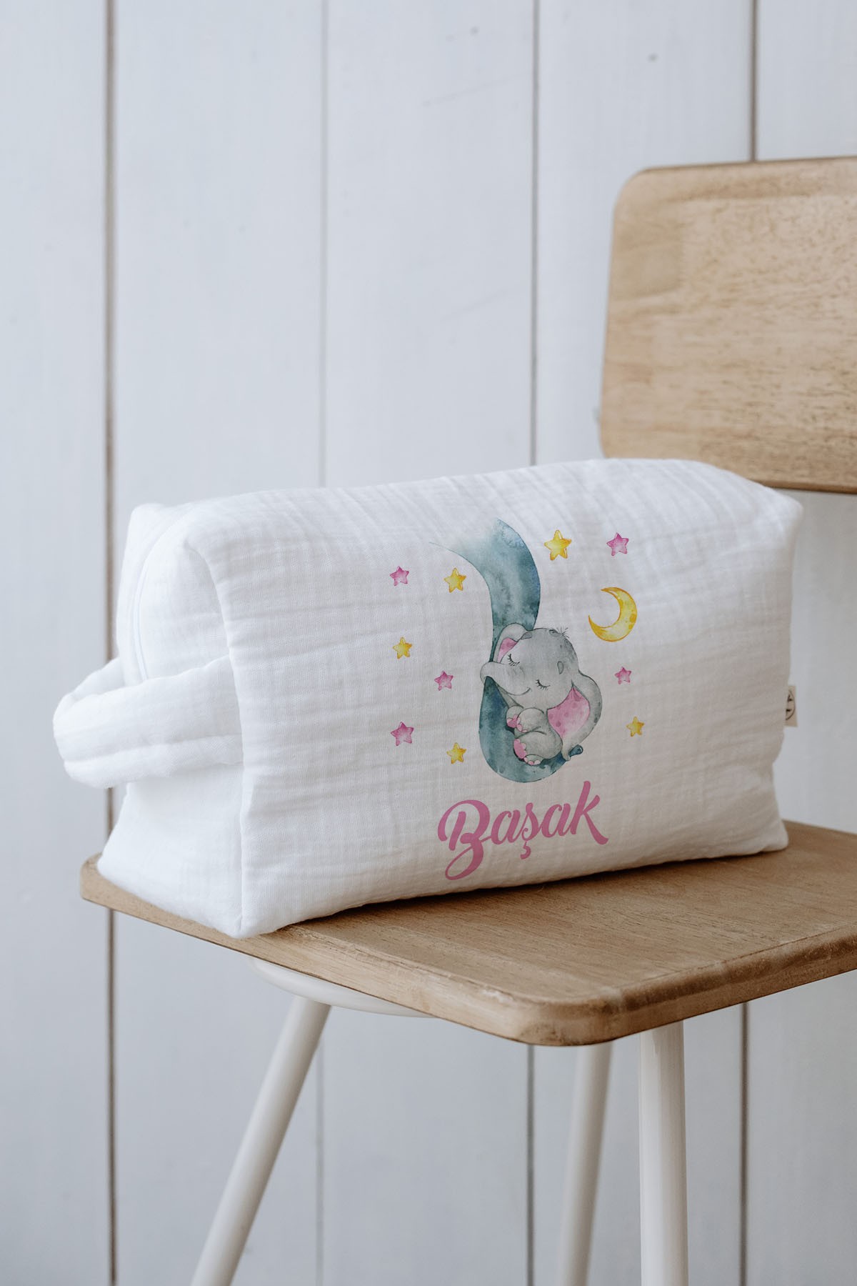 Bebek Bakım Çantası - For Baby - Uyuyan Fil Pembe