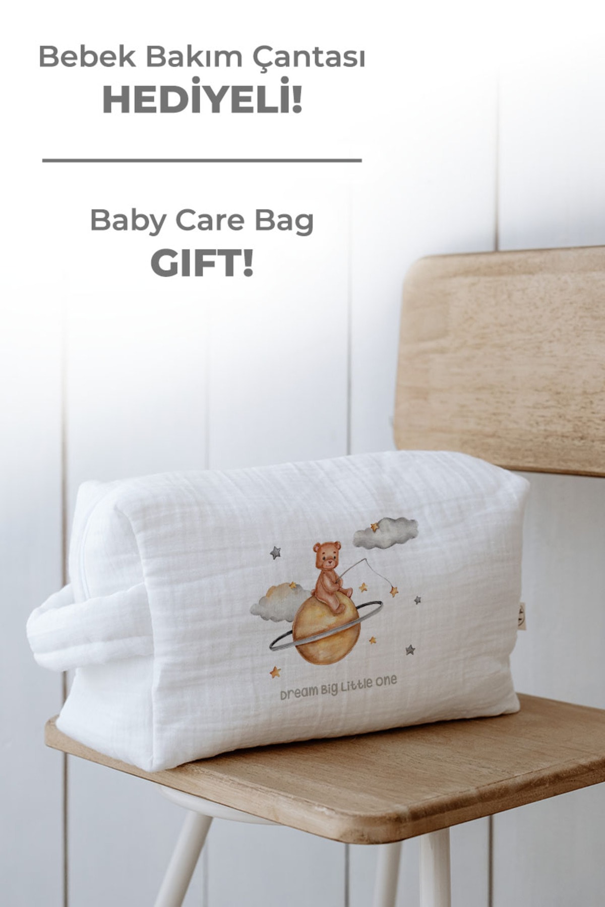 Organik 6'lı Hastane Çıkışı - For Baby - Yıldız Tutan Ayı