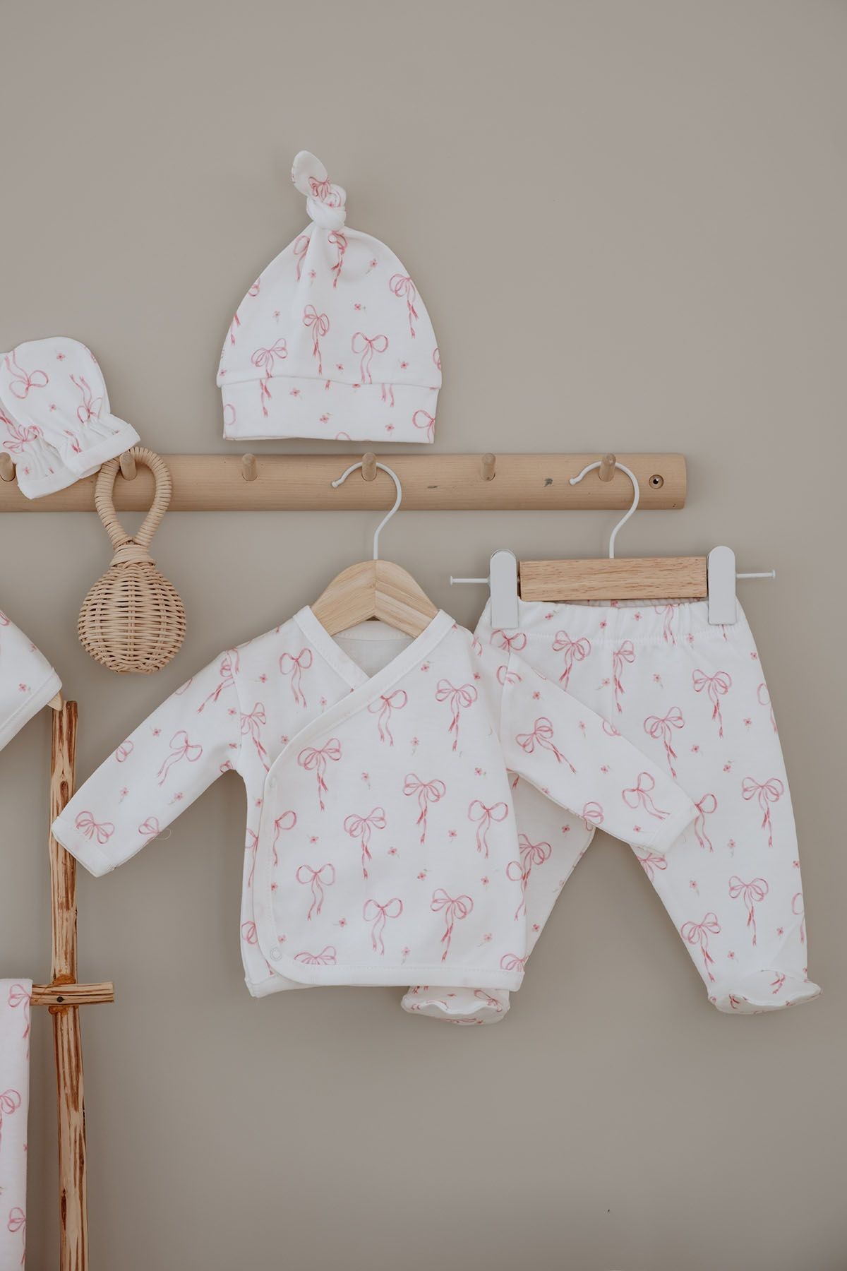 Organik Hastane Çıkışı - Pureline Series - Dainty Bows