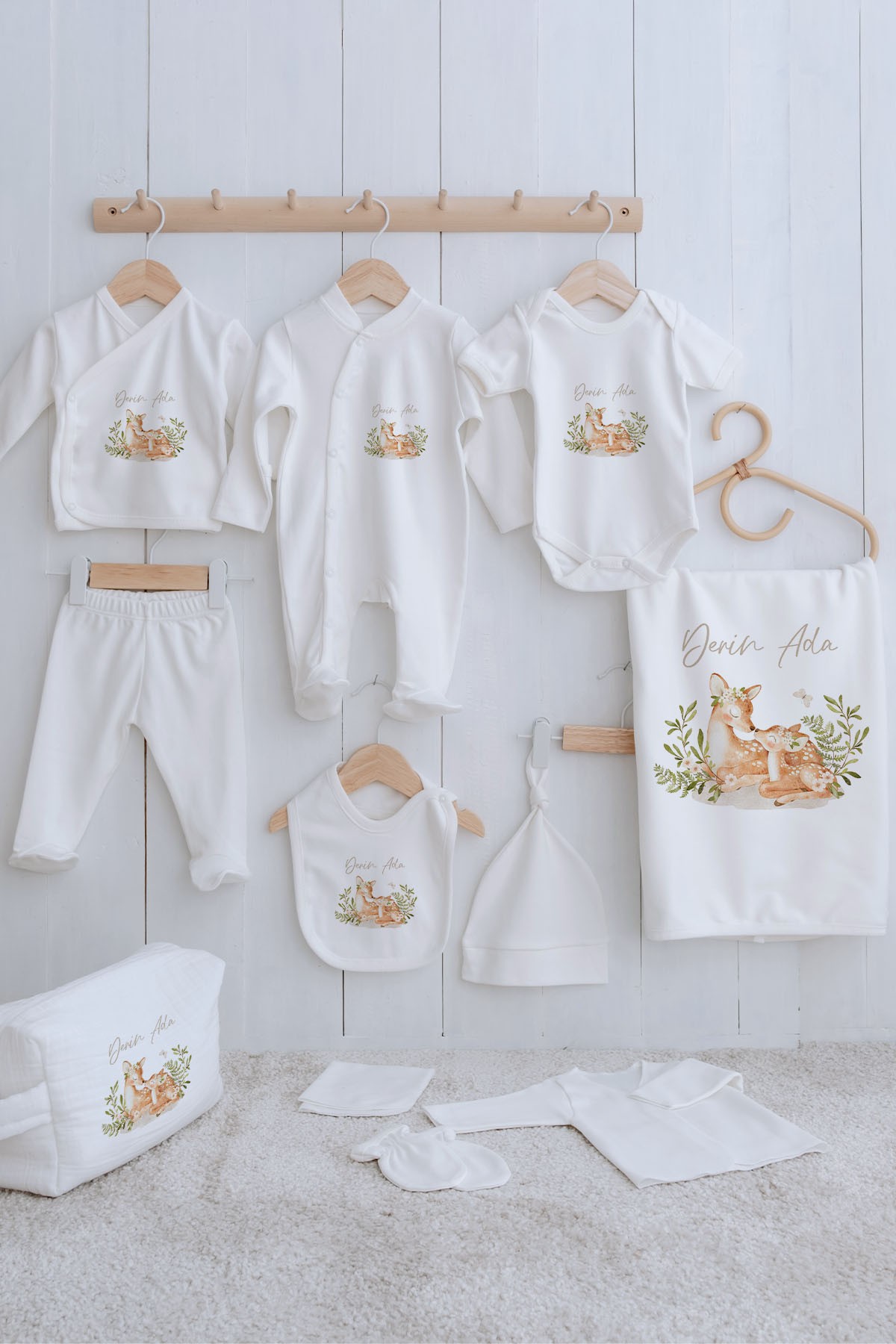 Organik 11'li Hastane Çıkışı - For Baby - Mom and Baby Deer