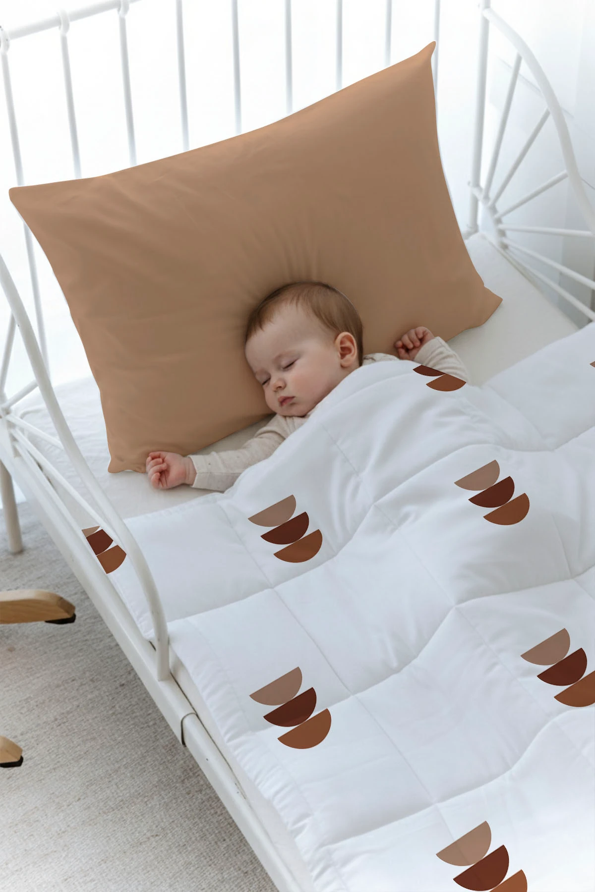 Organik Baskılı Yorgan Seti - Zezig x Royal Series - Pink