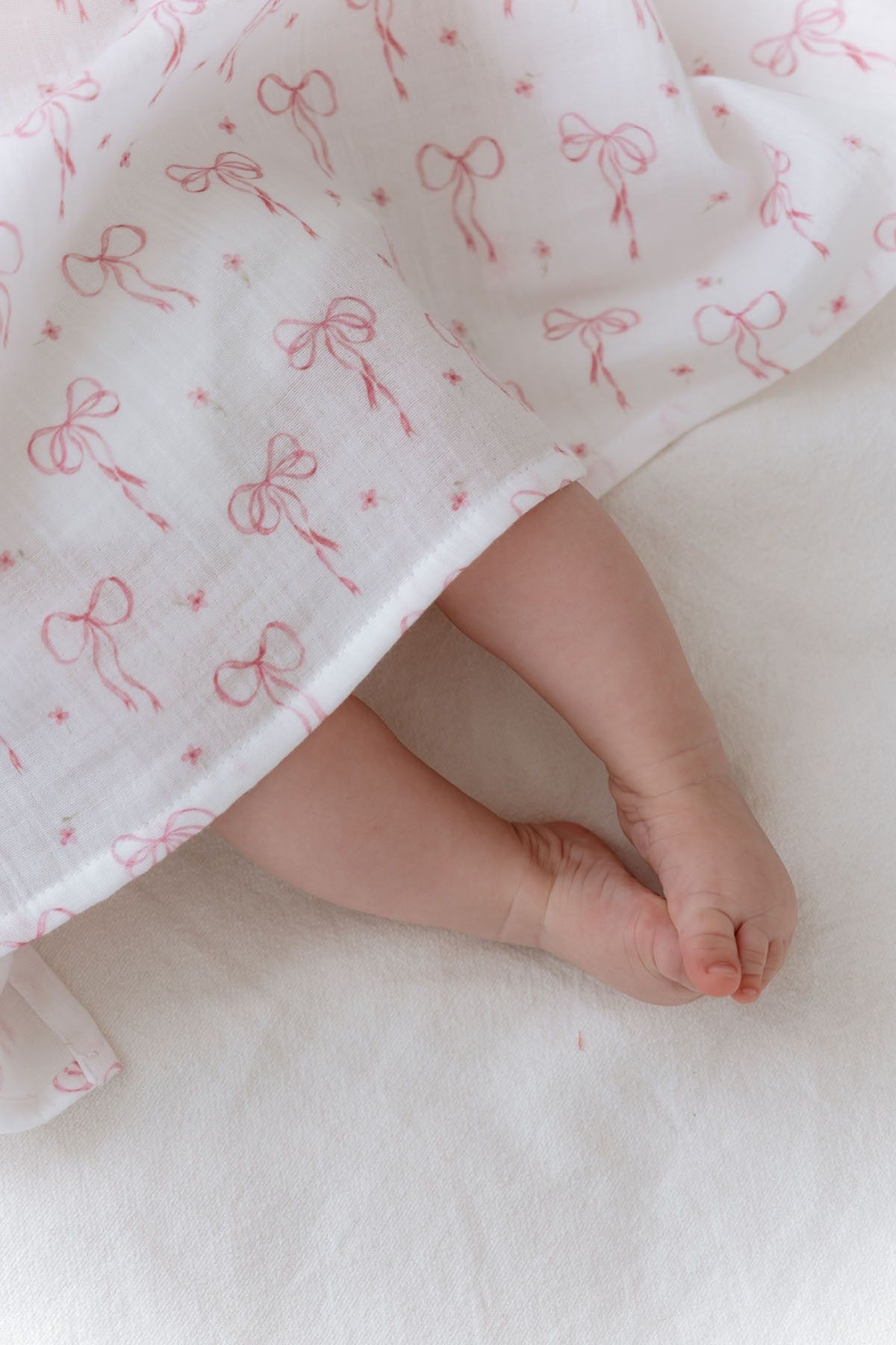 Müslin Örtü - Pureline Series - Dainty Bows