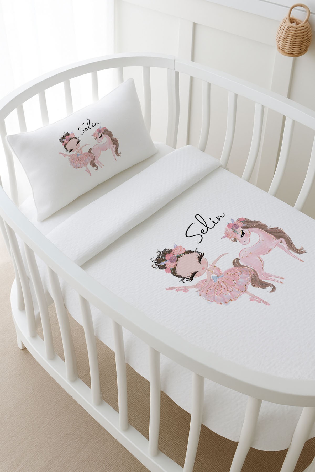 Pike Takımı - For Baby - Pembe Tütülü Balerin ve Unicorn