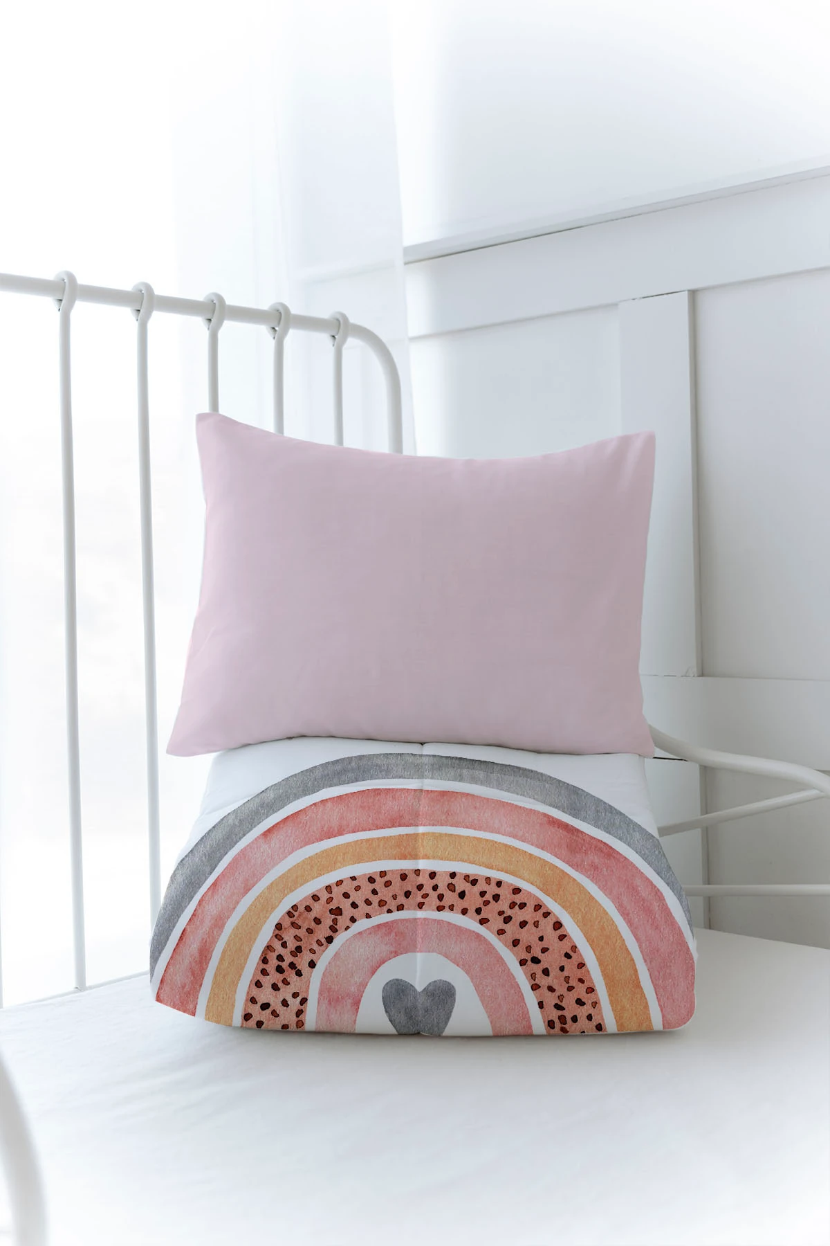 Organik Baskılı Yorgan Seti - Royal Series - Princess Swan