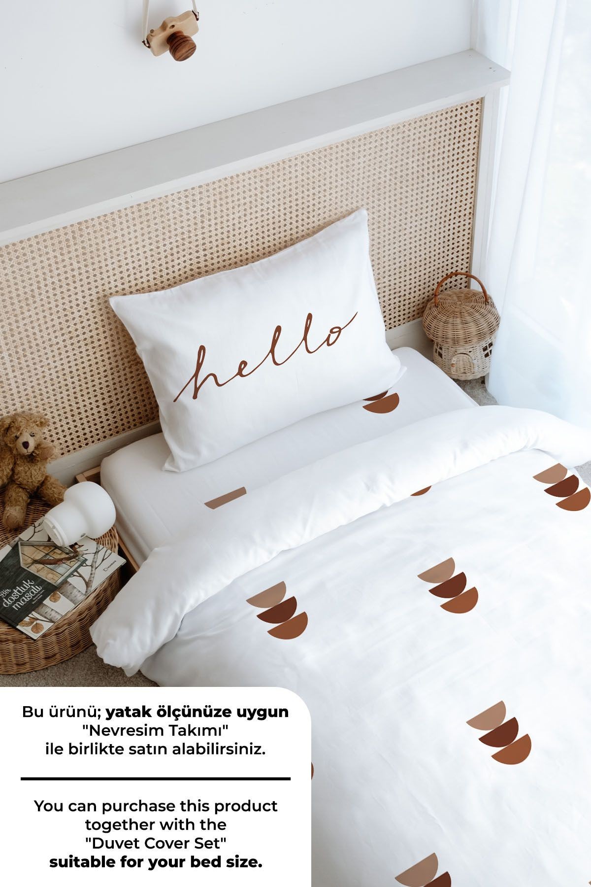 Tek Kişilik Lastikli Çarşaf Seti - Iconic Serisi - Vintage Moon
