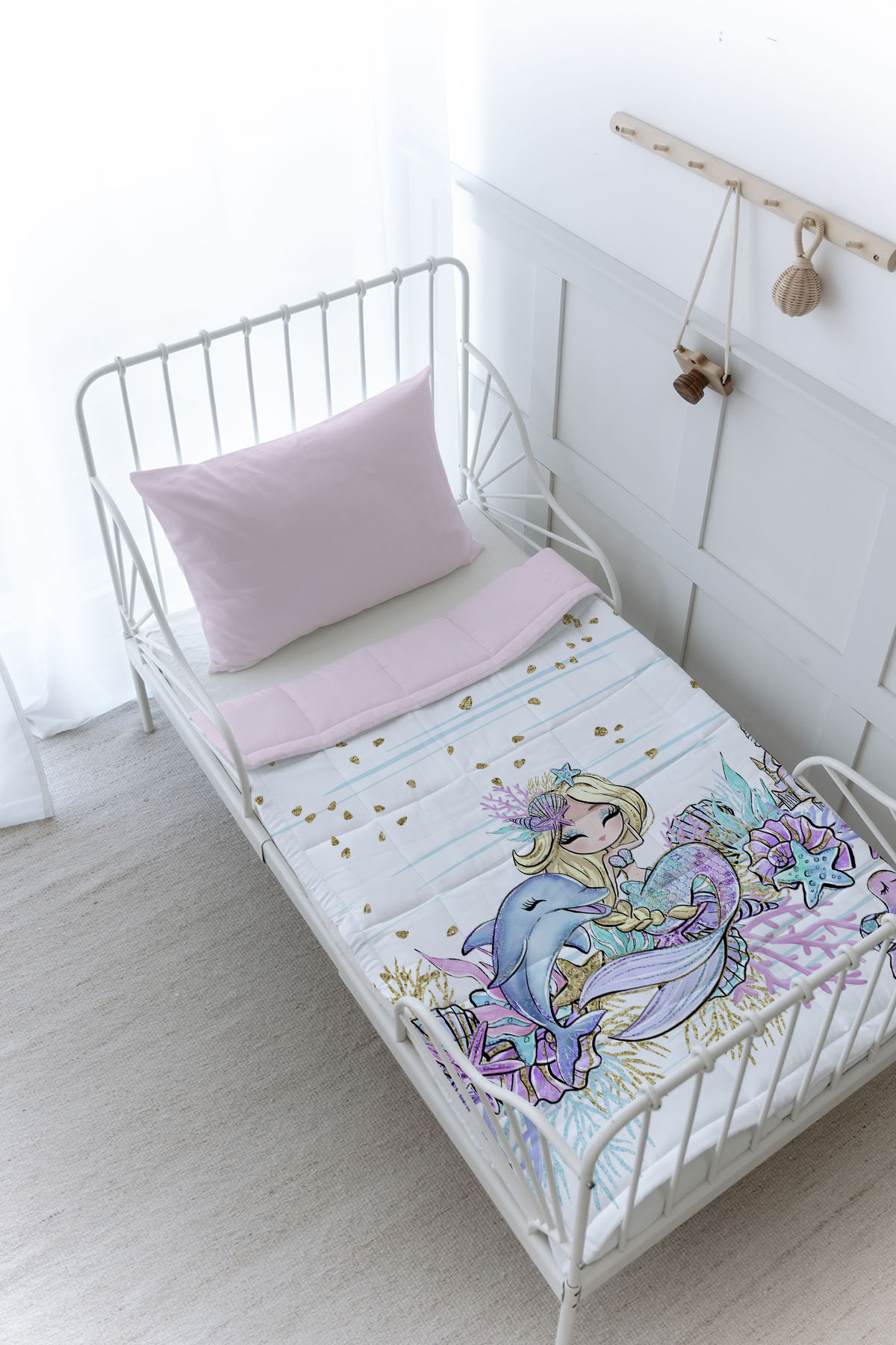 Baskılı Yorgan Seti  - Iconic Serisi - Blonde Mermaid