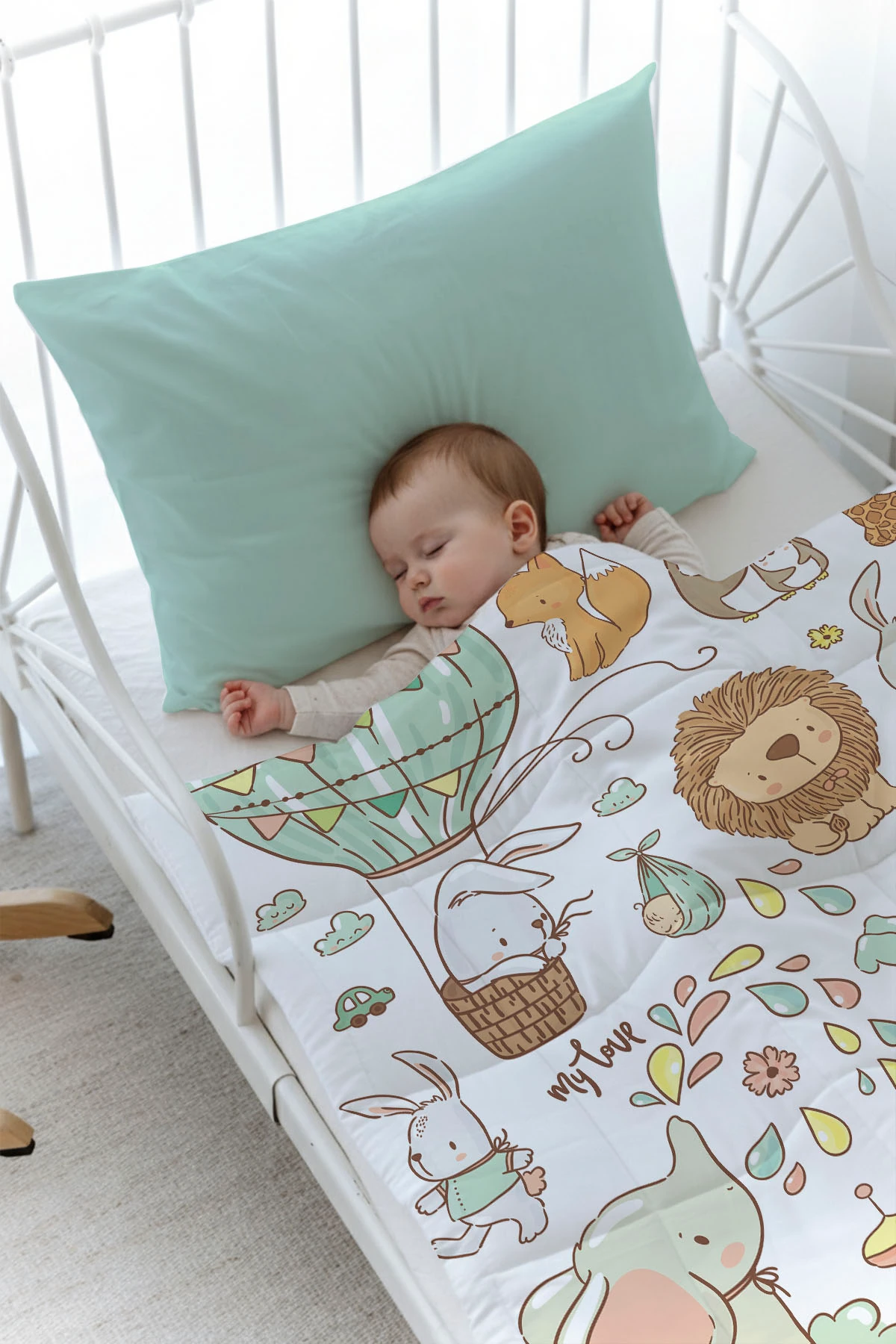 Organik Baskılı Yorgan Seti - Royal Series - Magical Unicorn