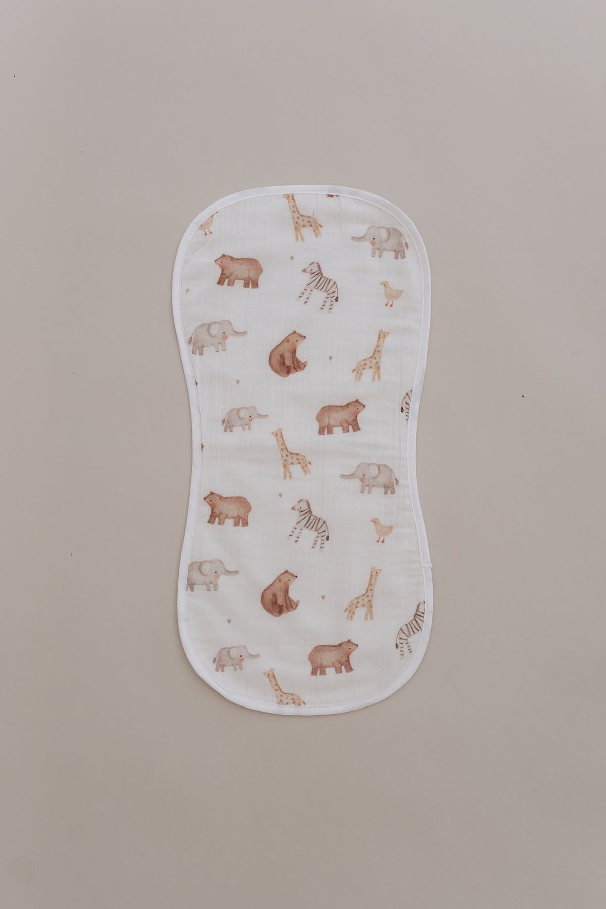 Müslin Önlük ve Omuz Bezi - Pureline Series - Cute Animals