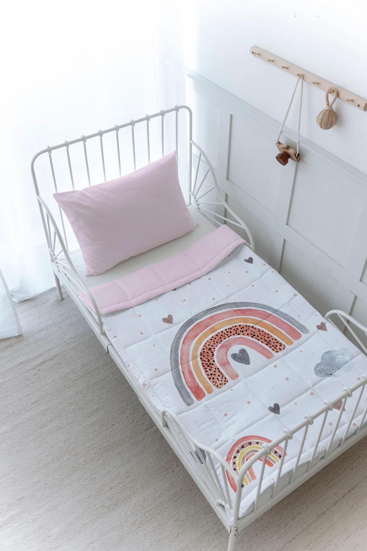 Organik Baskılı Yorgan Seti - Royal Series - Princess Swan