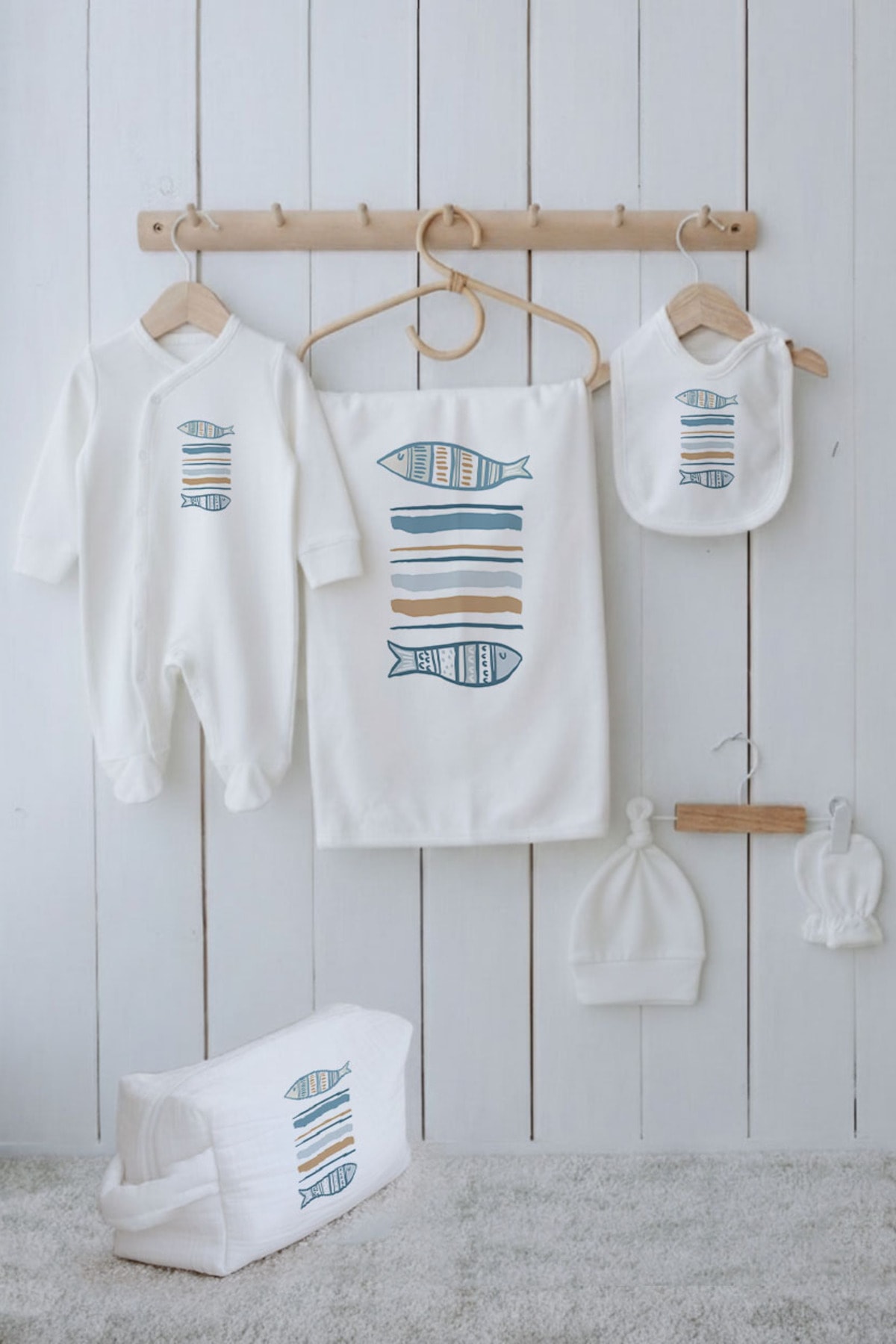 Organik 6'lı Hastane Çıkışı - Pure Baby - Baby Fish