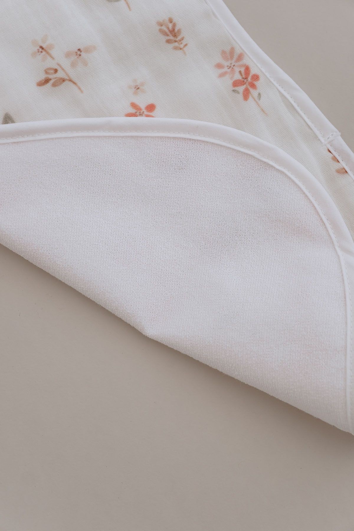 Müslin Önlük ve Omuz Bezi - Pureline Series - Warm Flowers