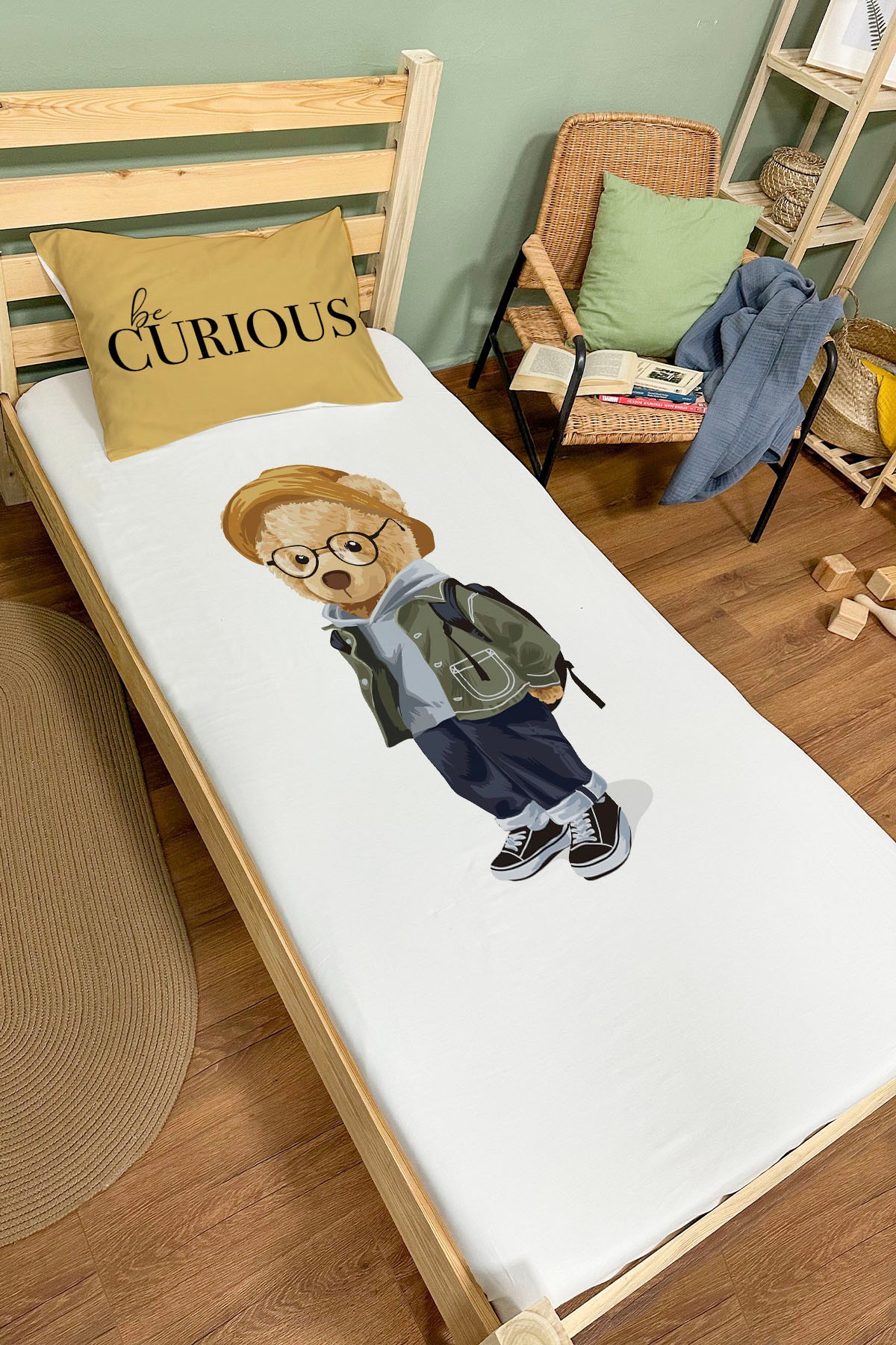 Tek Kişilik Lastikli Çarşaf 120 x 200 cm