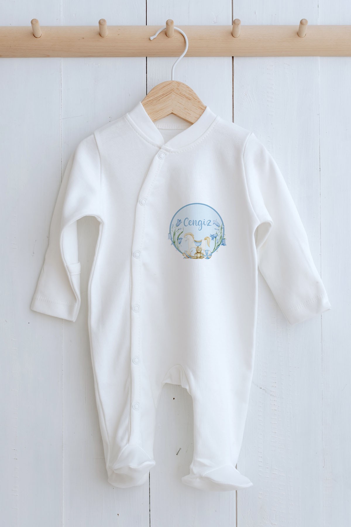 Organik Tulum - For Baby - Mavi Sallanan At