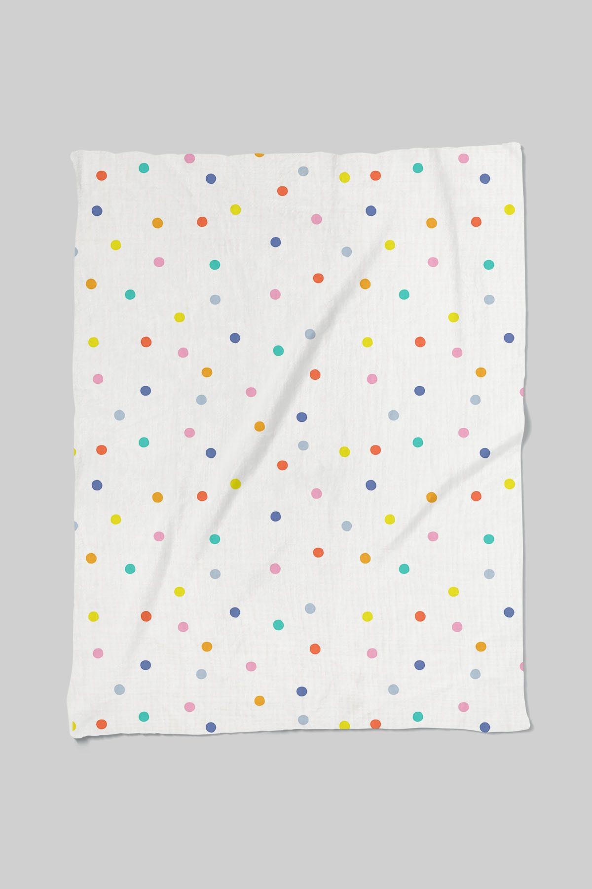 4 Kat Müslin Battaniye (100x120) - Dotty