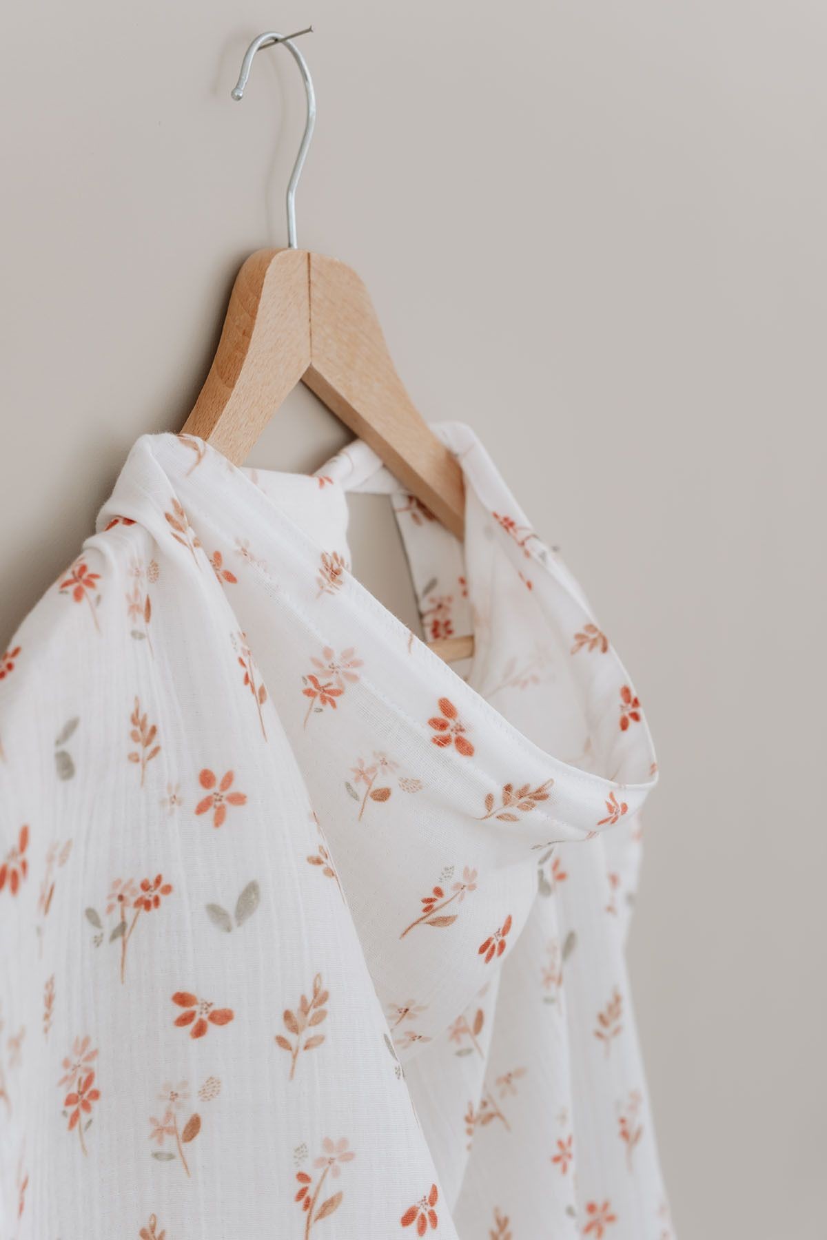Müslin Emzirme Örtüsü - Pureline Series - Soft Bloom