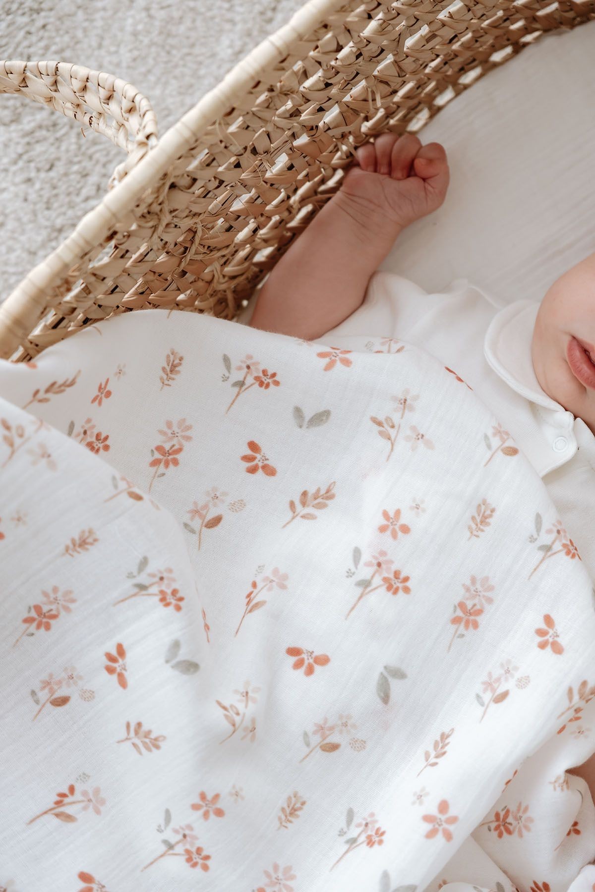 Müslin Örtü - Pureline Series - Soft Bloom