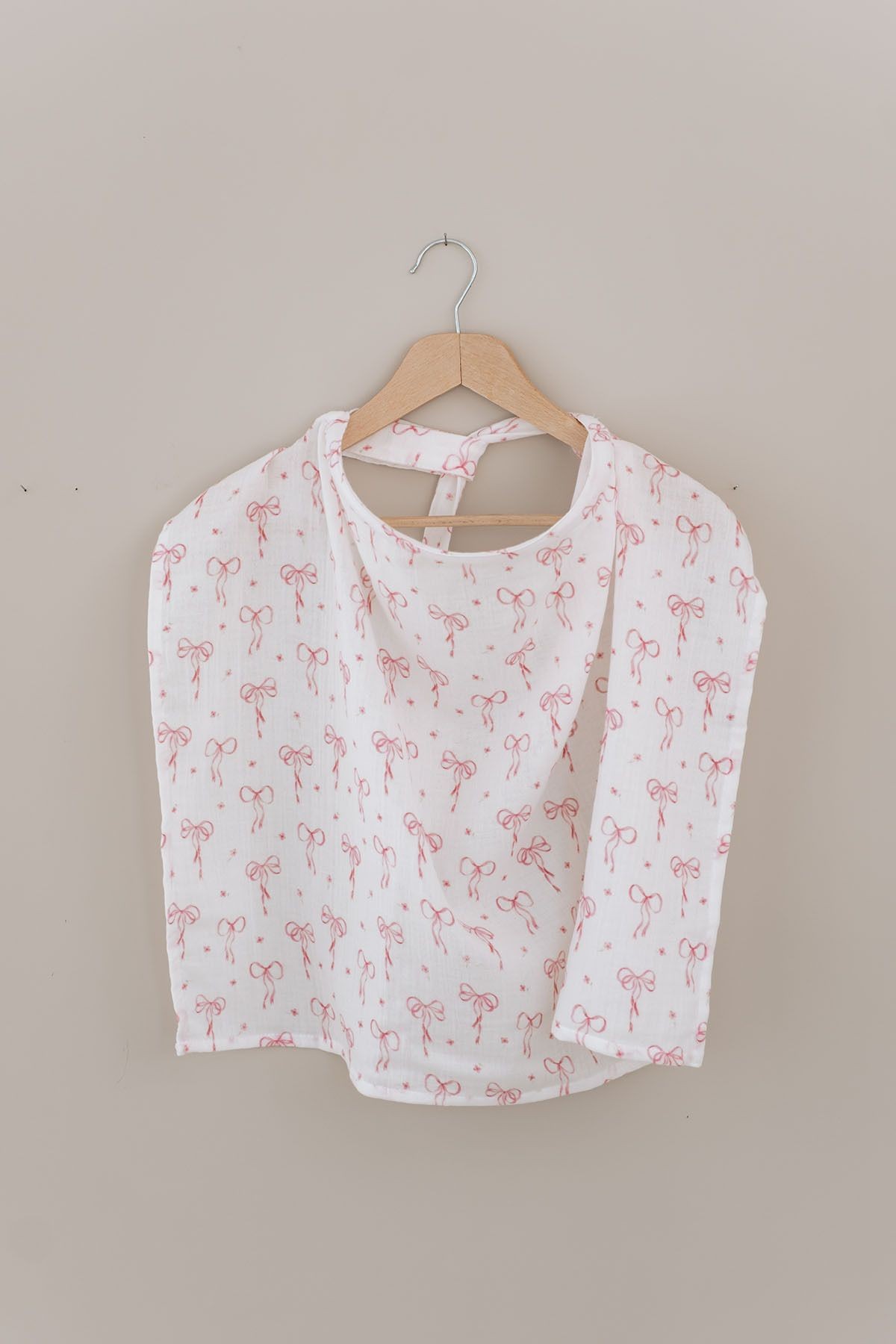 Müslin Emzirme Örtüsü - Pureline Series - Dainty Bows