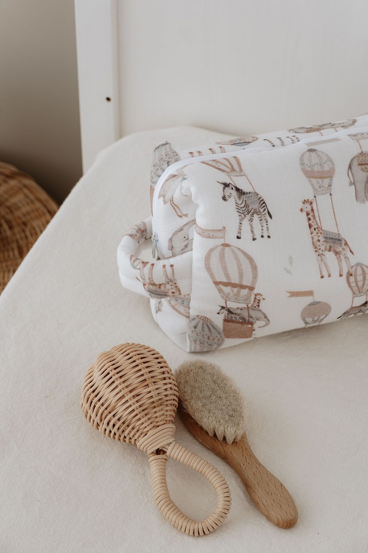 Müslin Bakım Çantası - Pureline Series - Dreamland Safari