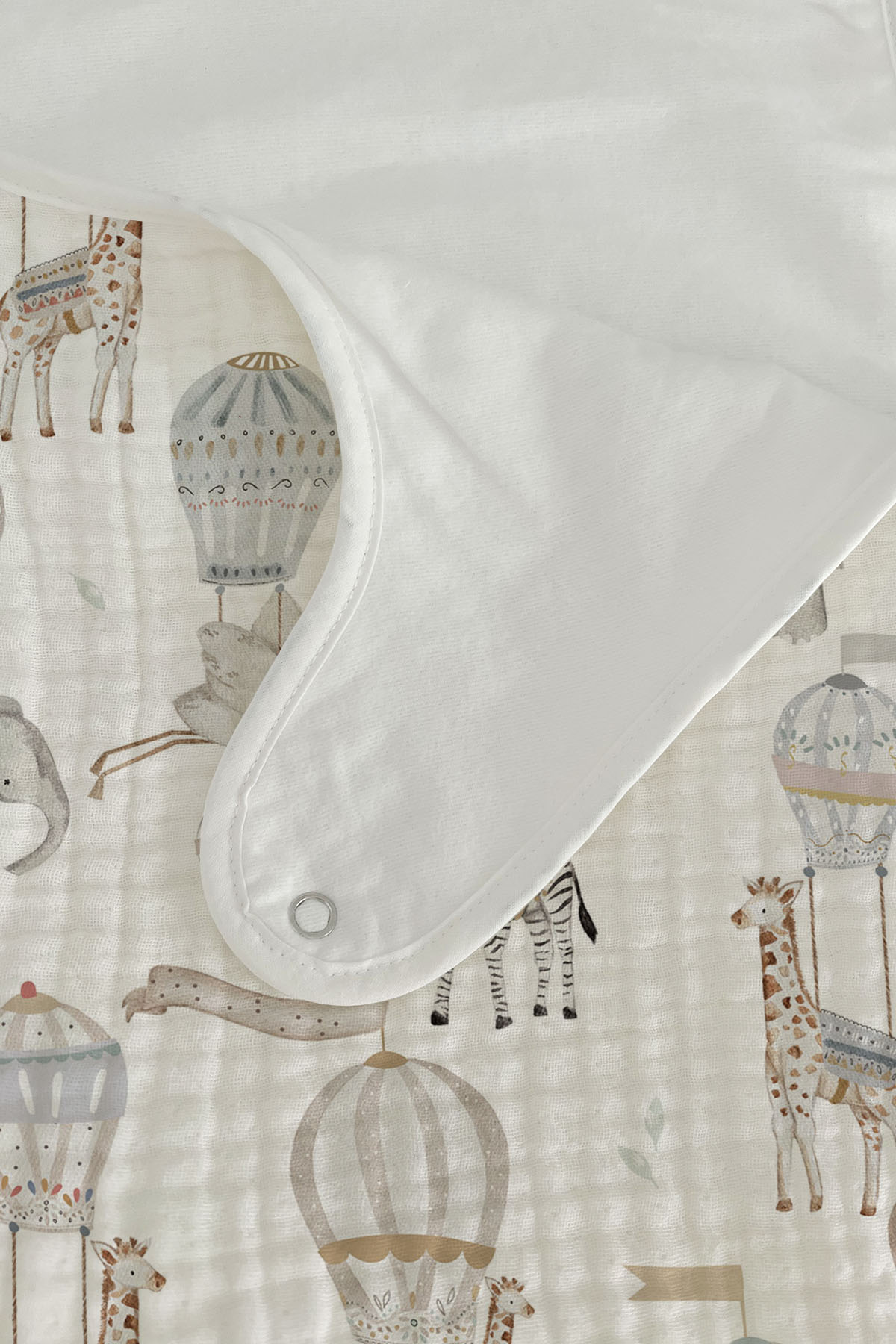 4 Kat Müslin Bebek Uyku Tulumu (0-18 Ay) - Pureline Series - Dreamland Safari