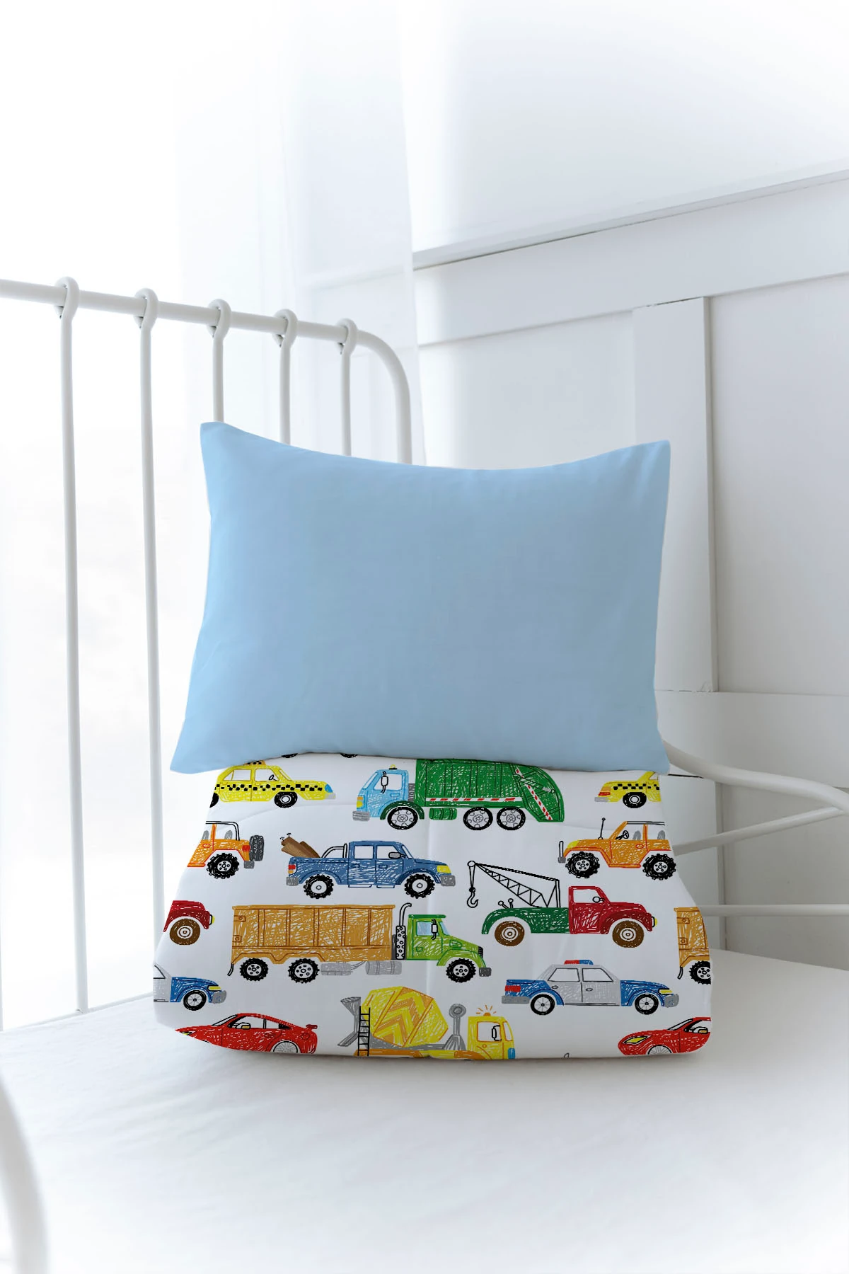 Organik Baskılı Yorgan Seti - Royal Series - Flying Unicorn