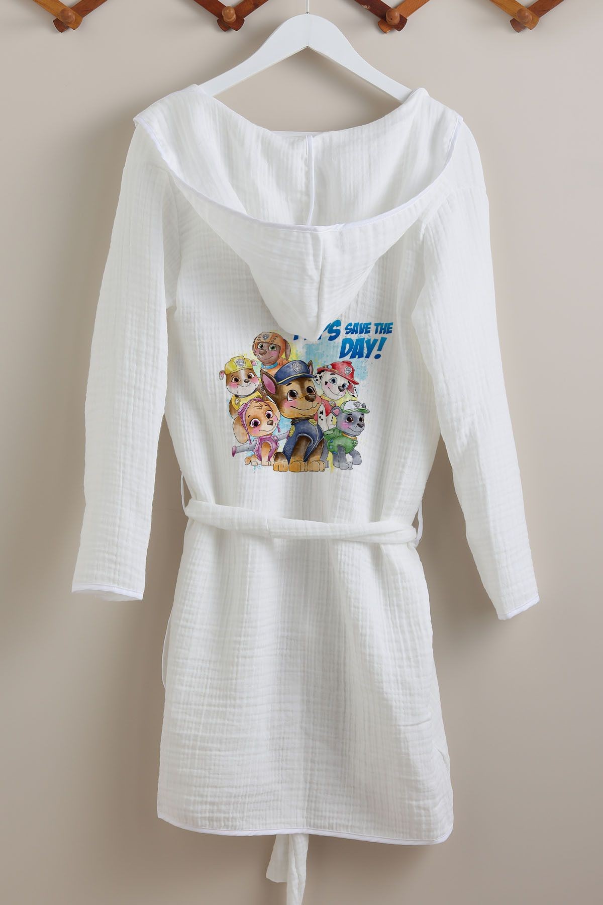4 Kat Müslin Bornoz - Cartoon Serisi - Paw Patrol