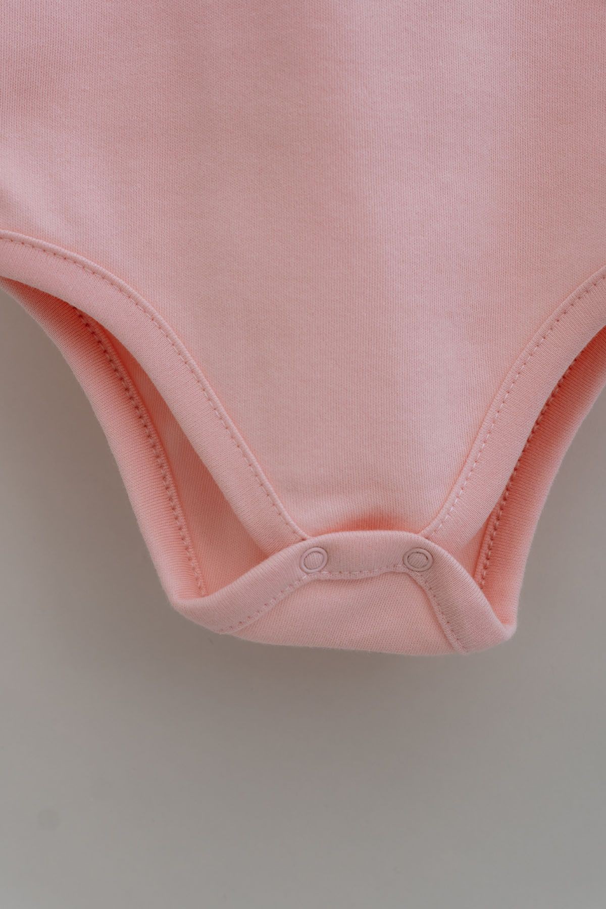Kısa Kollu Bebek Body - Pureline Series - Pembe